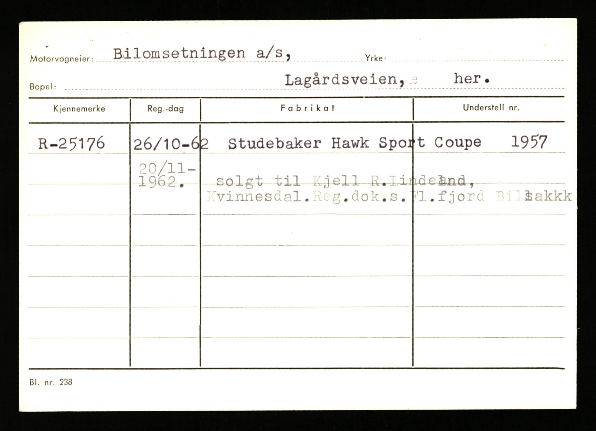 Stavanger trafikkstasjon, AV/SAST-A-101942/0/G/L0005: Registreringsnummer: 23000 - 34245, 1930-1971, s. 611