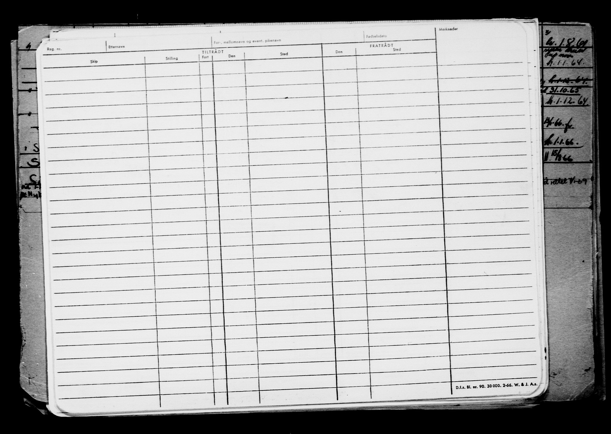 Direktoratet for sjømenn, AV/RA-S-3545/G/Gb/L0157: Hovedkort, 1918, s. 316