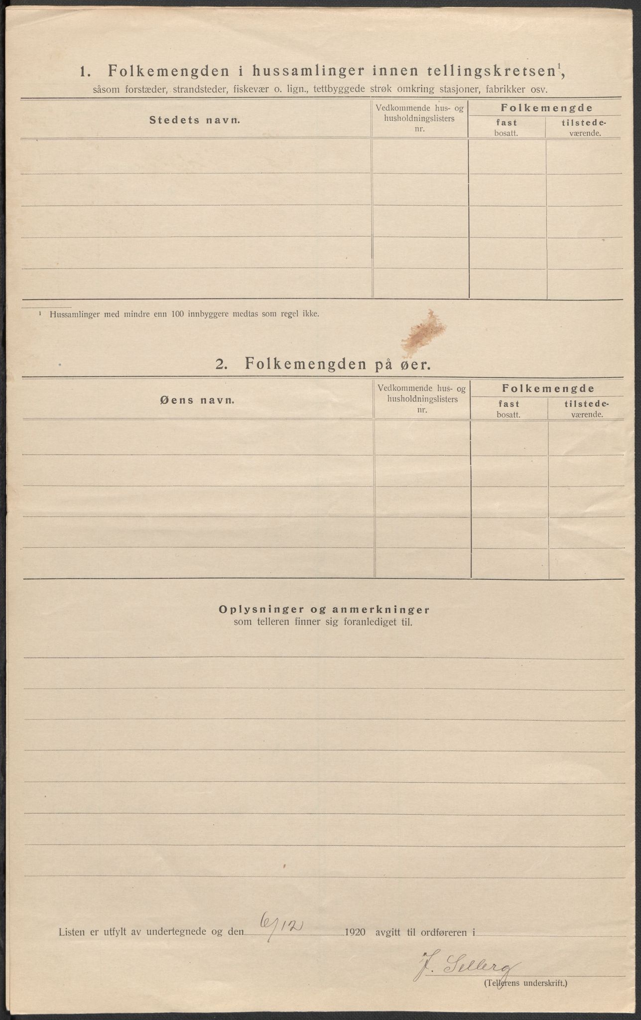 SAB, Folketelling 1920 for 1429 Fjaler herred, 1920, s. 34