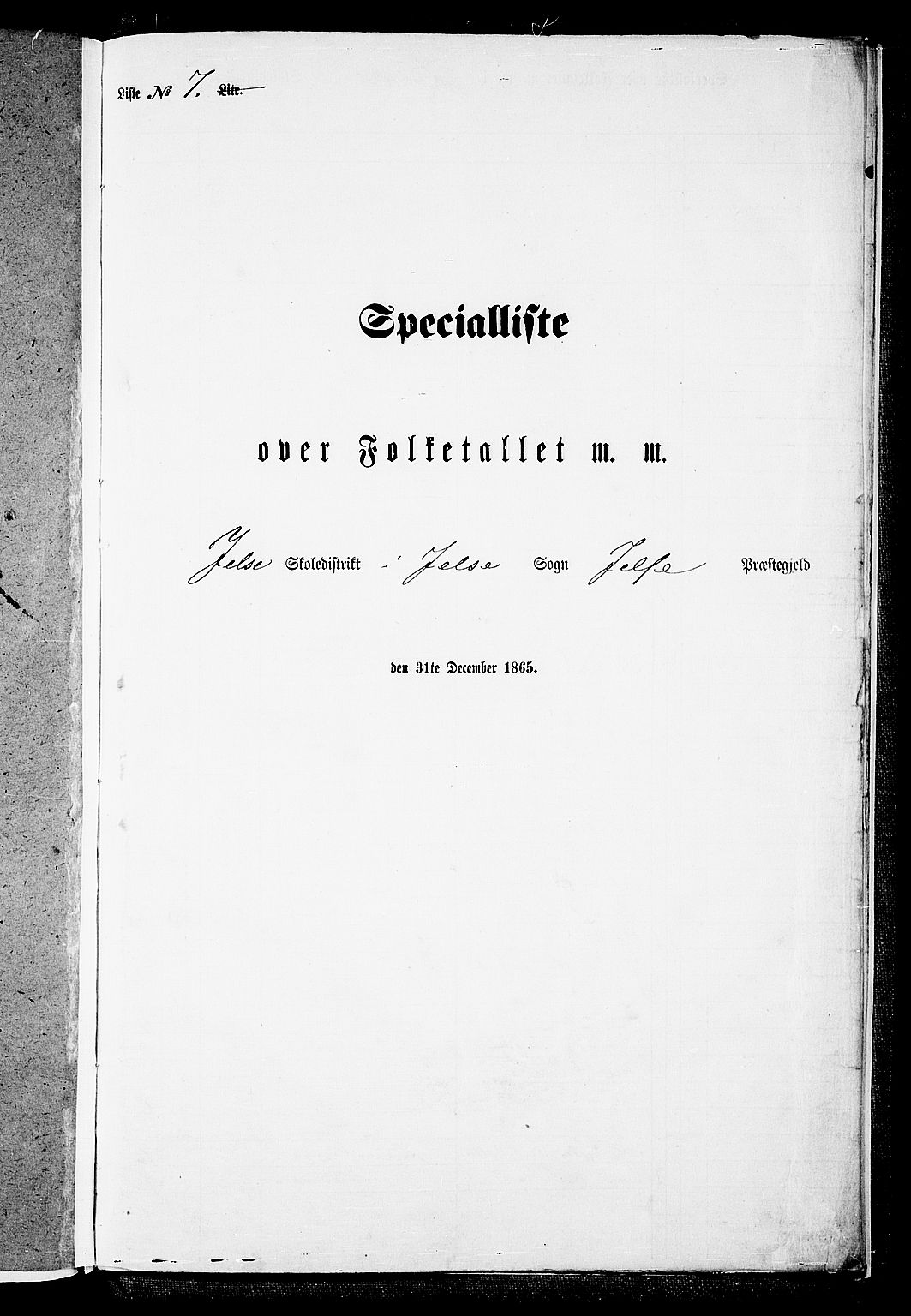 RA, Folketelling 1865 for 1138P Jelsa prestegjeld, 1865, s. 112