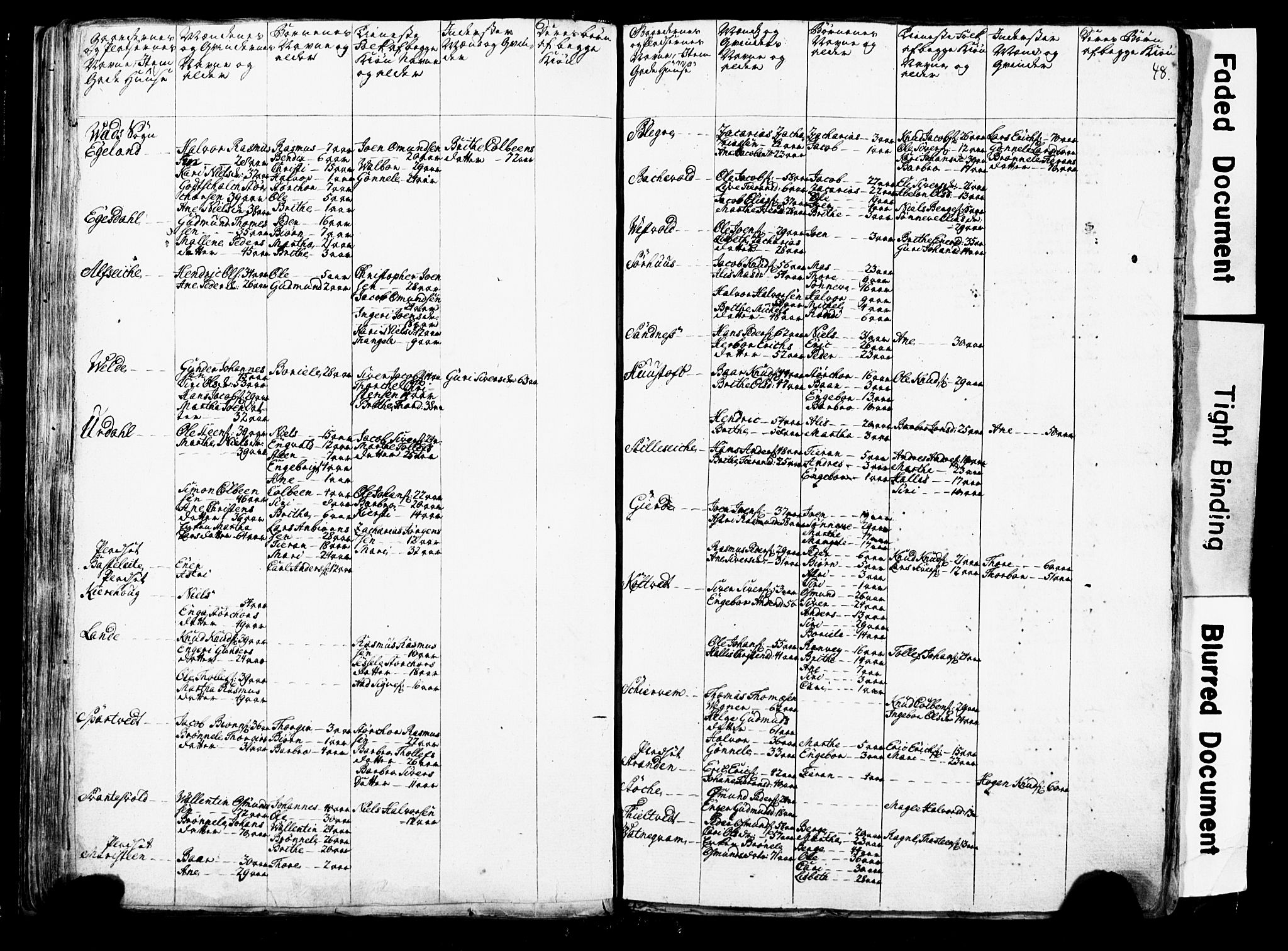 Fylkesmannen i Rogaland, SAST/A-101928/99/3/325/325CA/L0016: SJELEREGISTER RYFYLKE PRESTEGJELD, 1758, s. 48