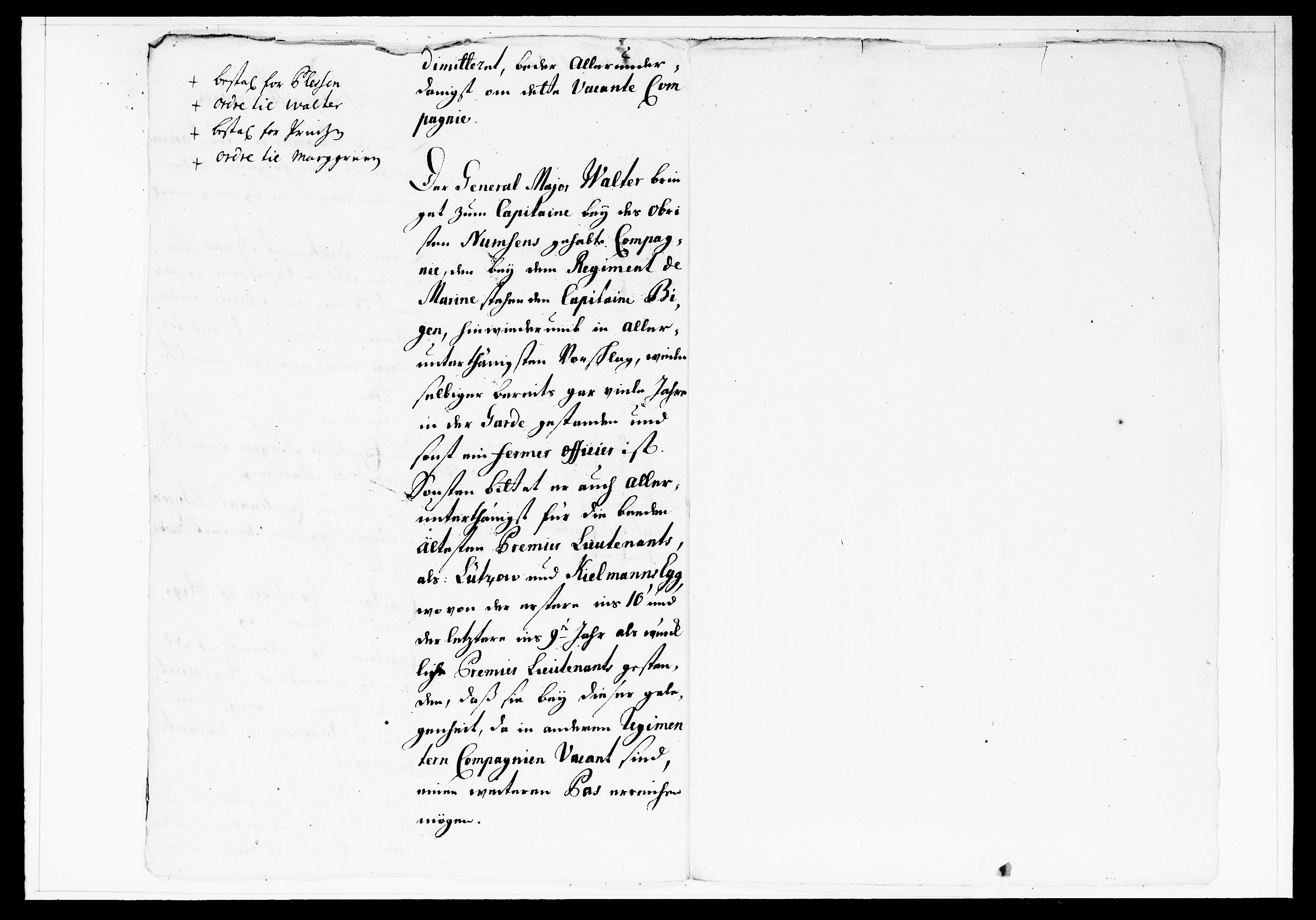 Krigskollegiet, Krigskancelliet, DRA/A-0006/-/1138-1142: Refererede sager, 1737, s. 73