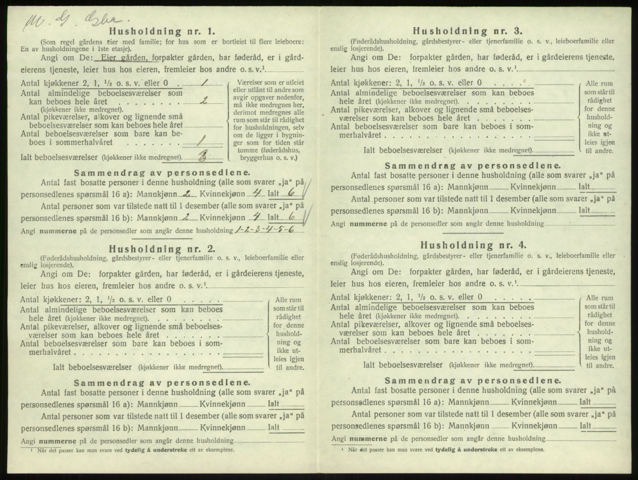 SAB, Folketelling 1920 for 1413 Hyllestad herred, 1920, s. 459