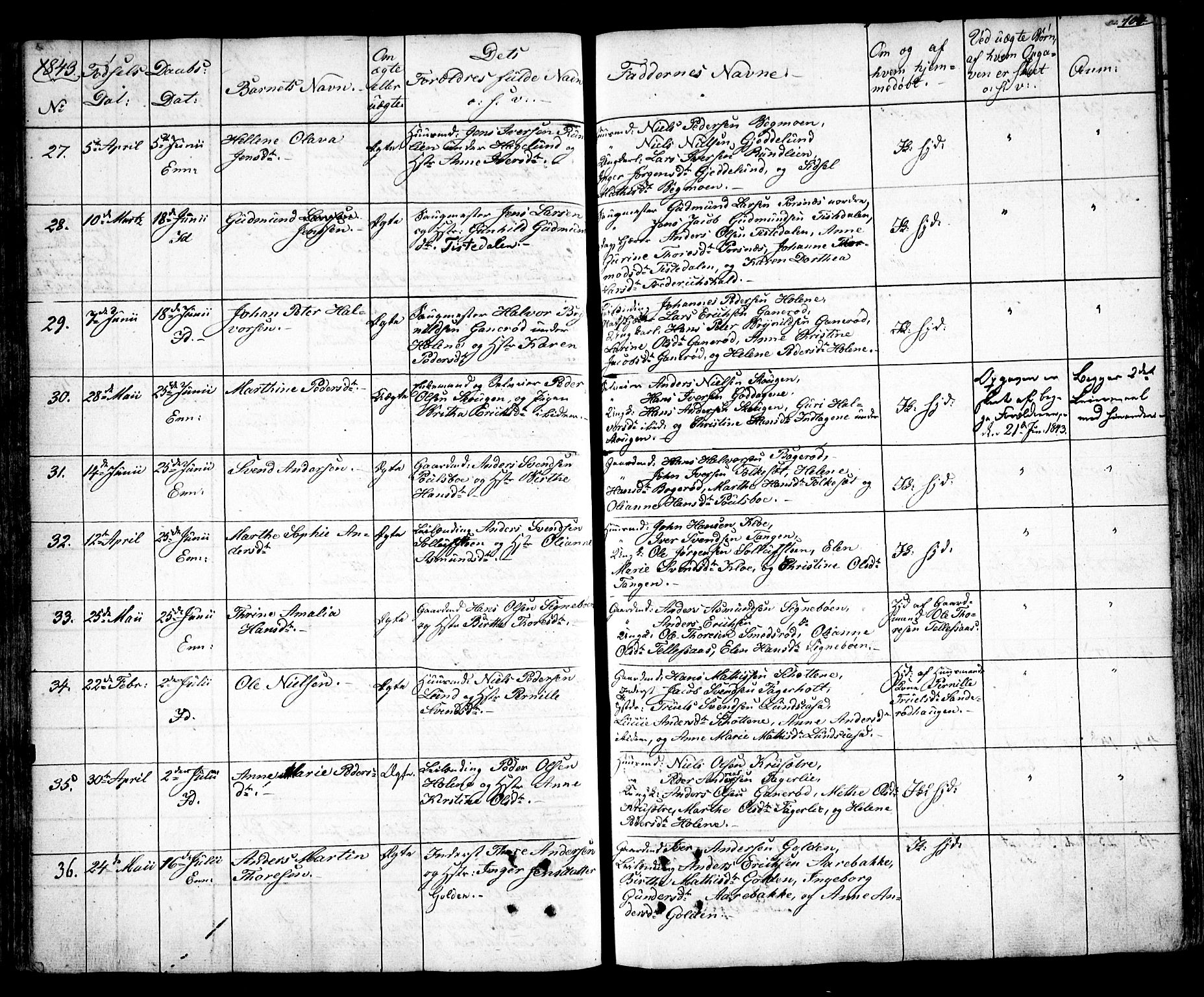 Idd prestekontor Kirkebøker, AV/SAO-A-10911/F/Fc/L0003: Ministerialbok nr. III 3, 1832-1847, s. 104