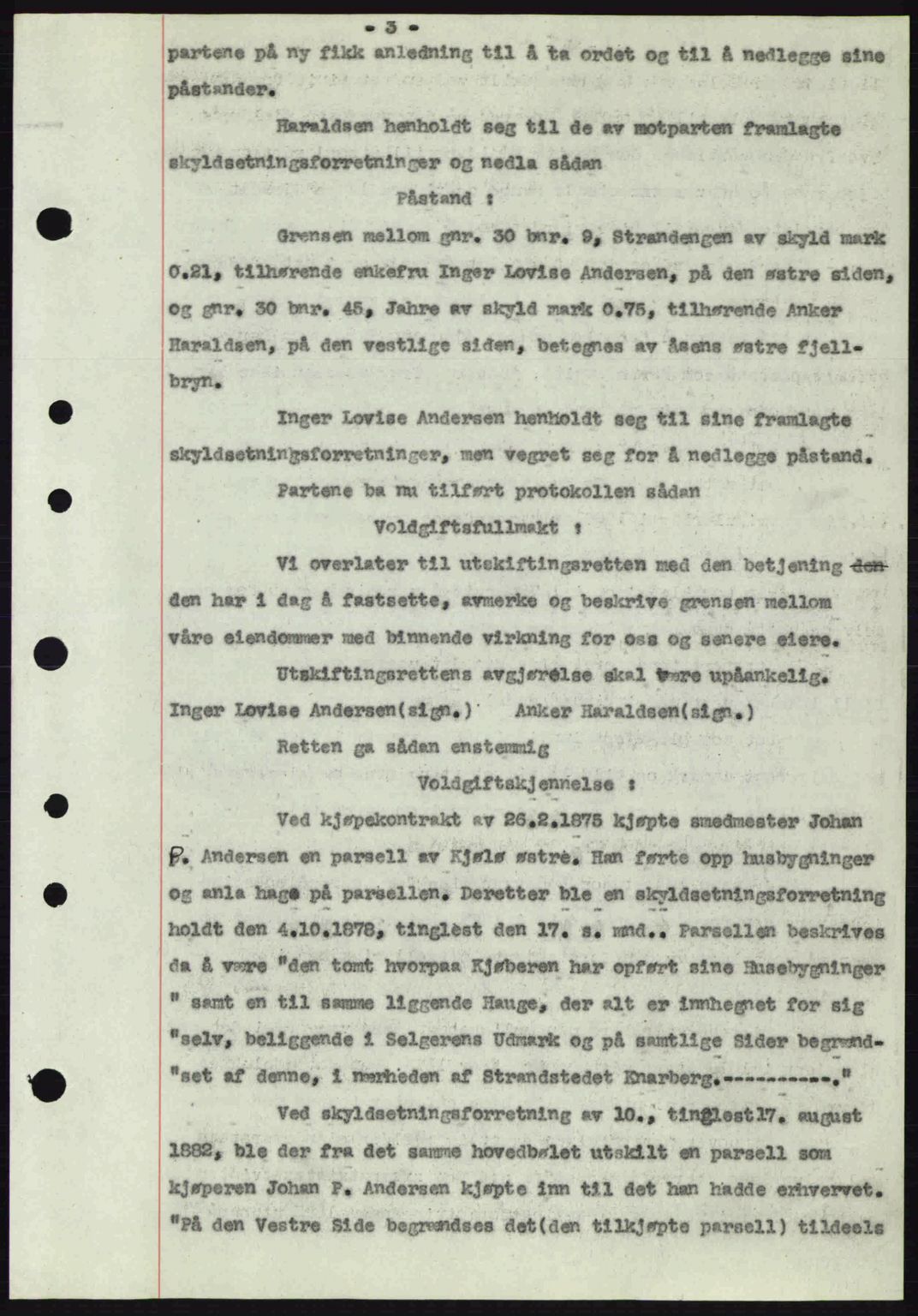 Tønsberg sorenskriveri, AV/SAKO-A-130/G/Ga/Gaa/L0016: Pantebok nr. A16, 1944-1945, Dagboknr: 327/1945
