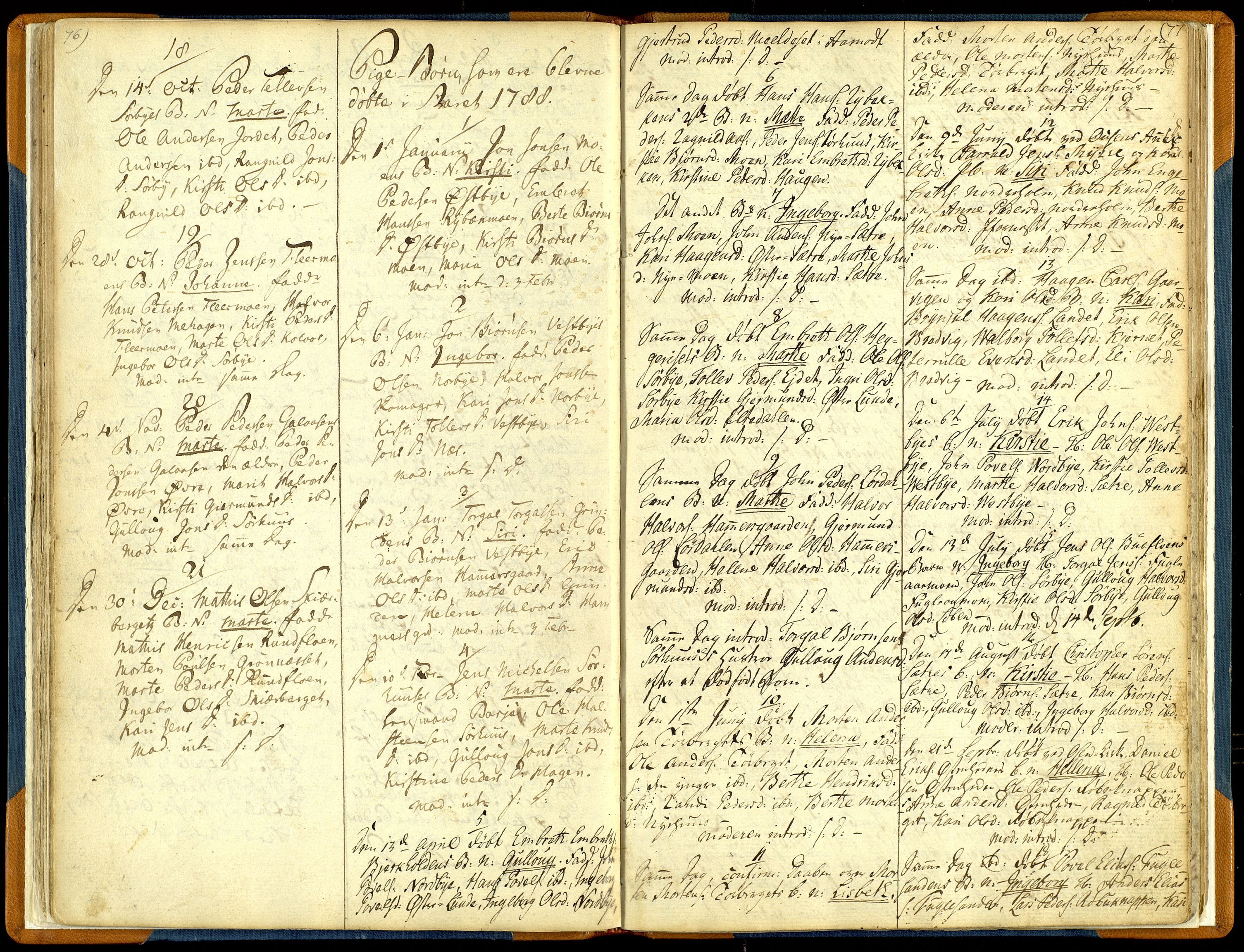 Trysil prestekontor, AV/SAH-PREST-046/H/Ha/Haa/L0001: Ministerialbok nr. 1, 1781-1800, s. 76-77