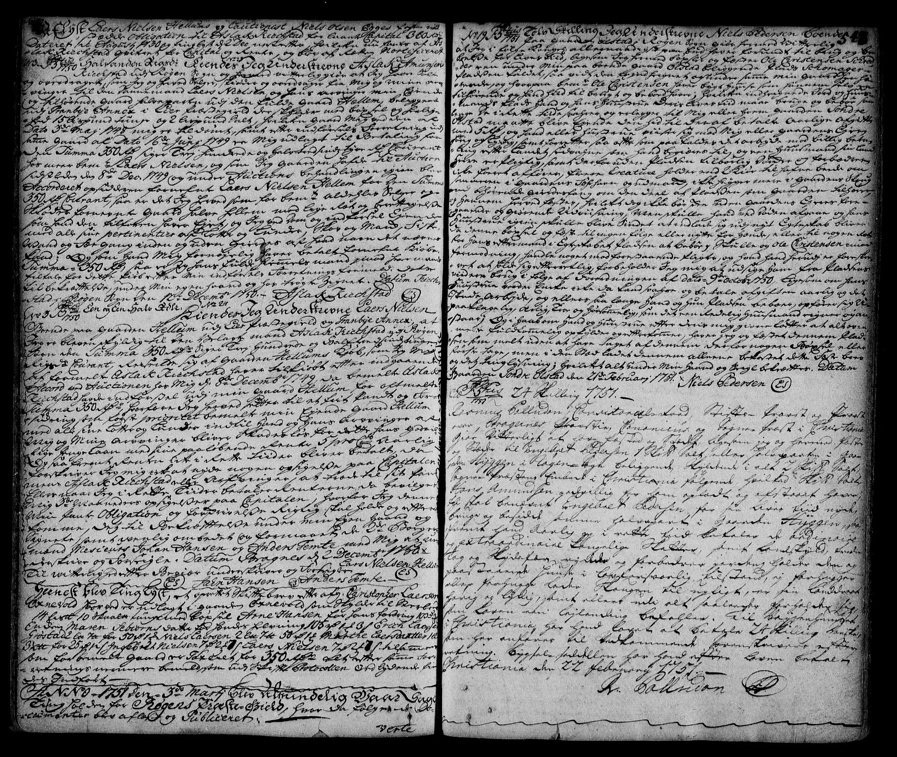 Lier, Røyken og Hurum sorenskriveri, SAKO/A-89/G/Ga/Gaa/L0002: Pantebok nr. II, 1725-1755, s. 548