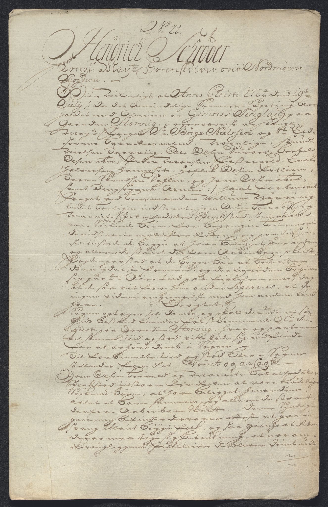 Rentekammeret inntil 1814, Reviderte regnskaper, Fogderegnskap, RA/EA-4092/R56/L3757: Fogderegnskap Nordmøre, 1724, s. 226