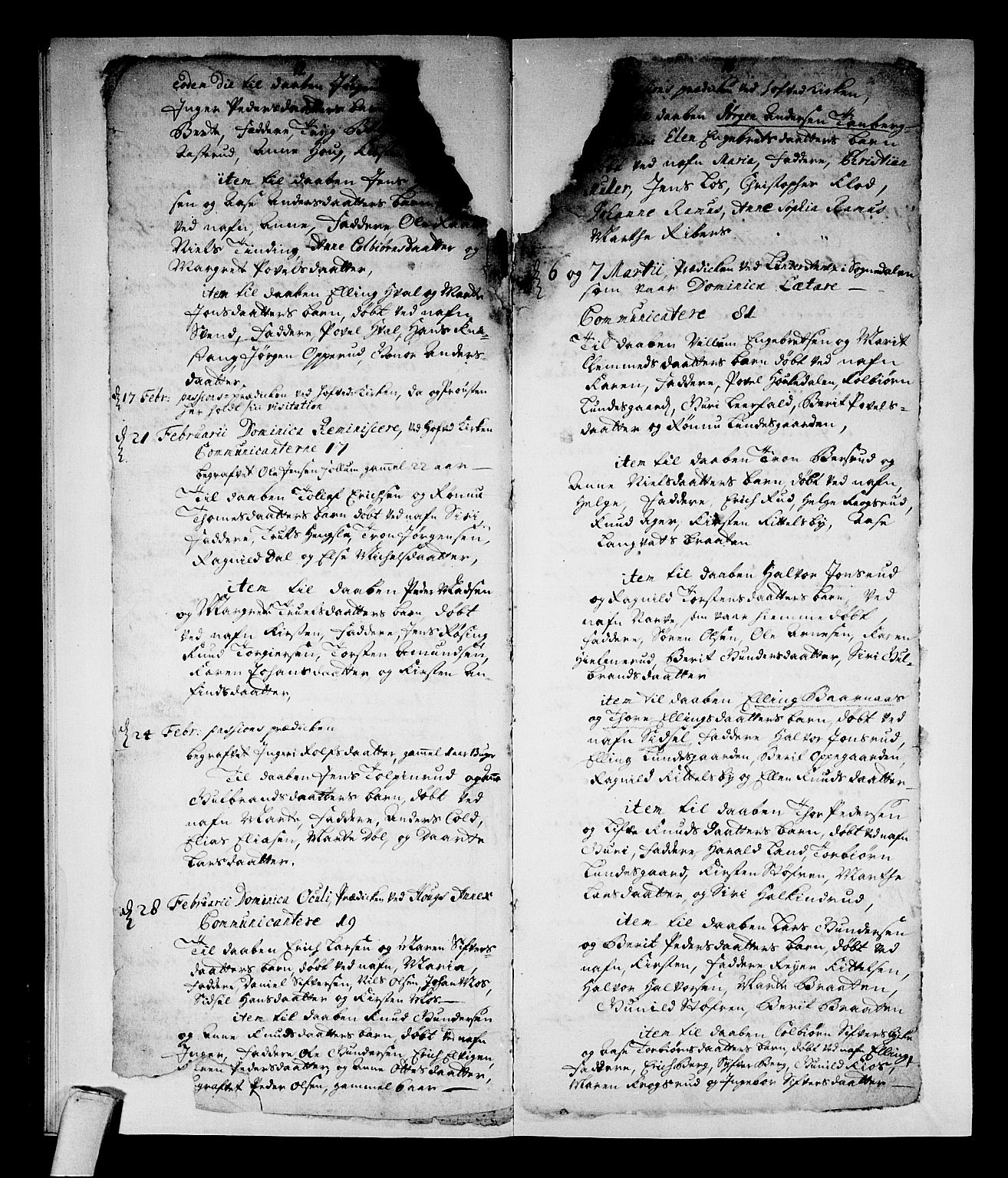 Norderhov kirkebøker, AV/SAKO-A-237/F/Fa/L0002a: Ministerialbok nr. 2A, 1716-1725, s. 12-13