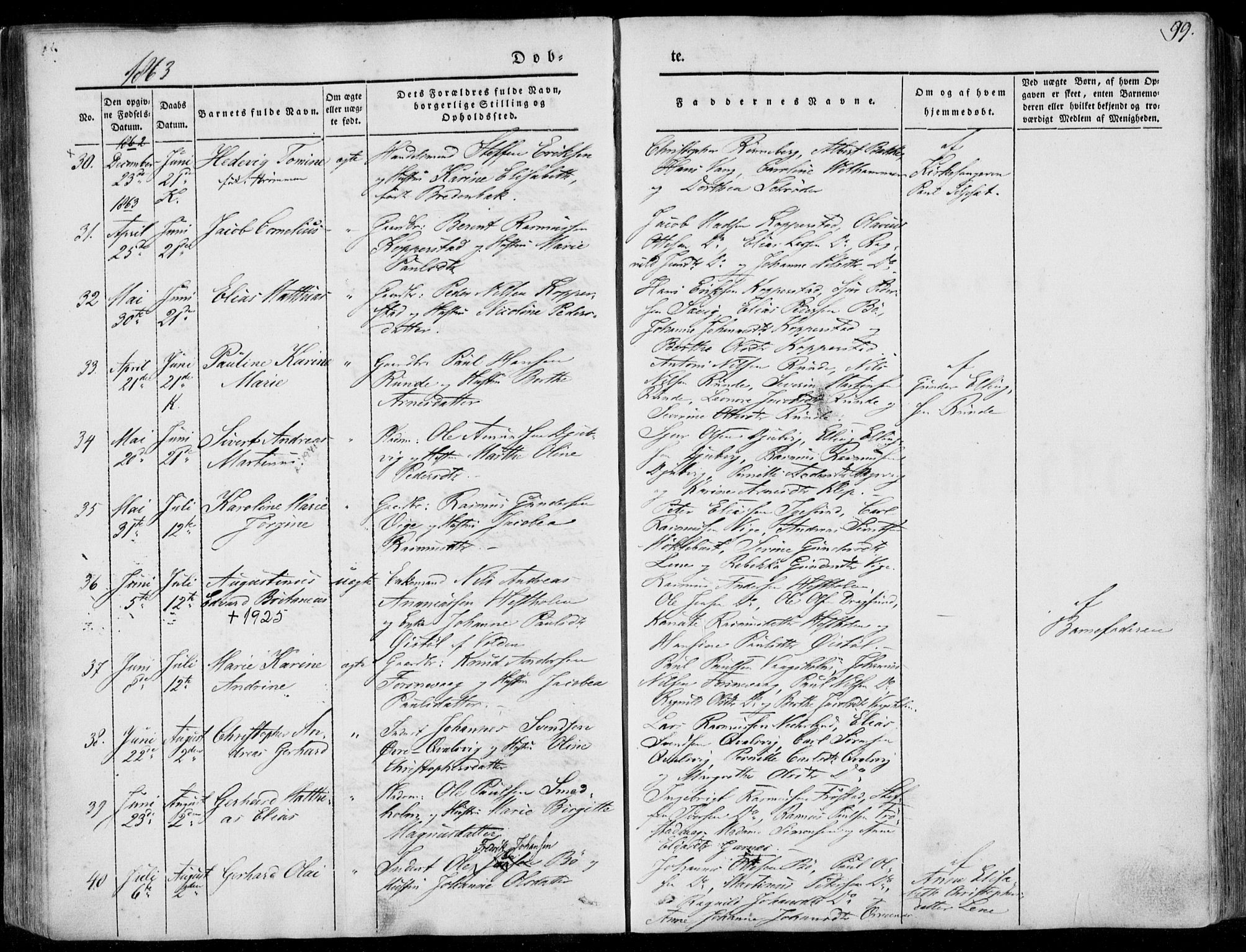 Ministerialprotokoller, klokkerbøker og fødselsregistre - Møre og Romsdal, AV/SAT-A-1454/507/L0070: Ministerialbok nr. 507A05, 1842-1873, s. 99