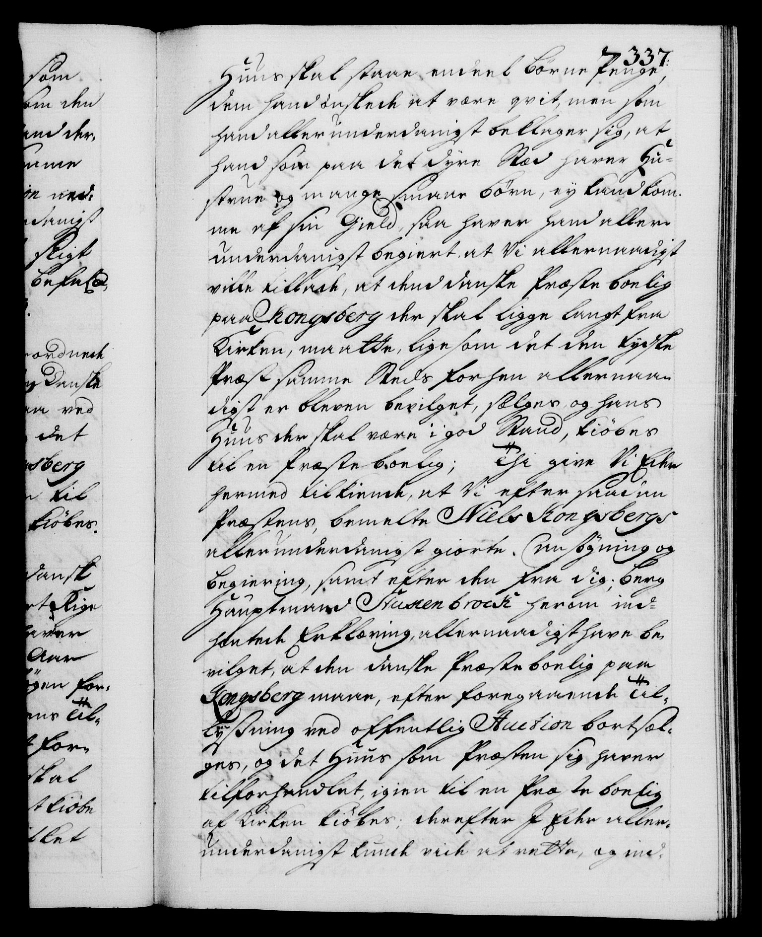 Danske Kanselli 1572-1799, AV/RA-EA-3023/F/Fc/Fca/Fcab/L0028: Norske tegnelser, 1738-1740, s. 337a