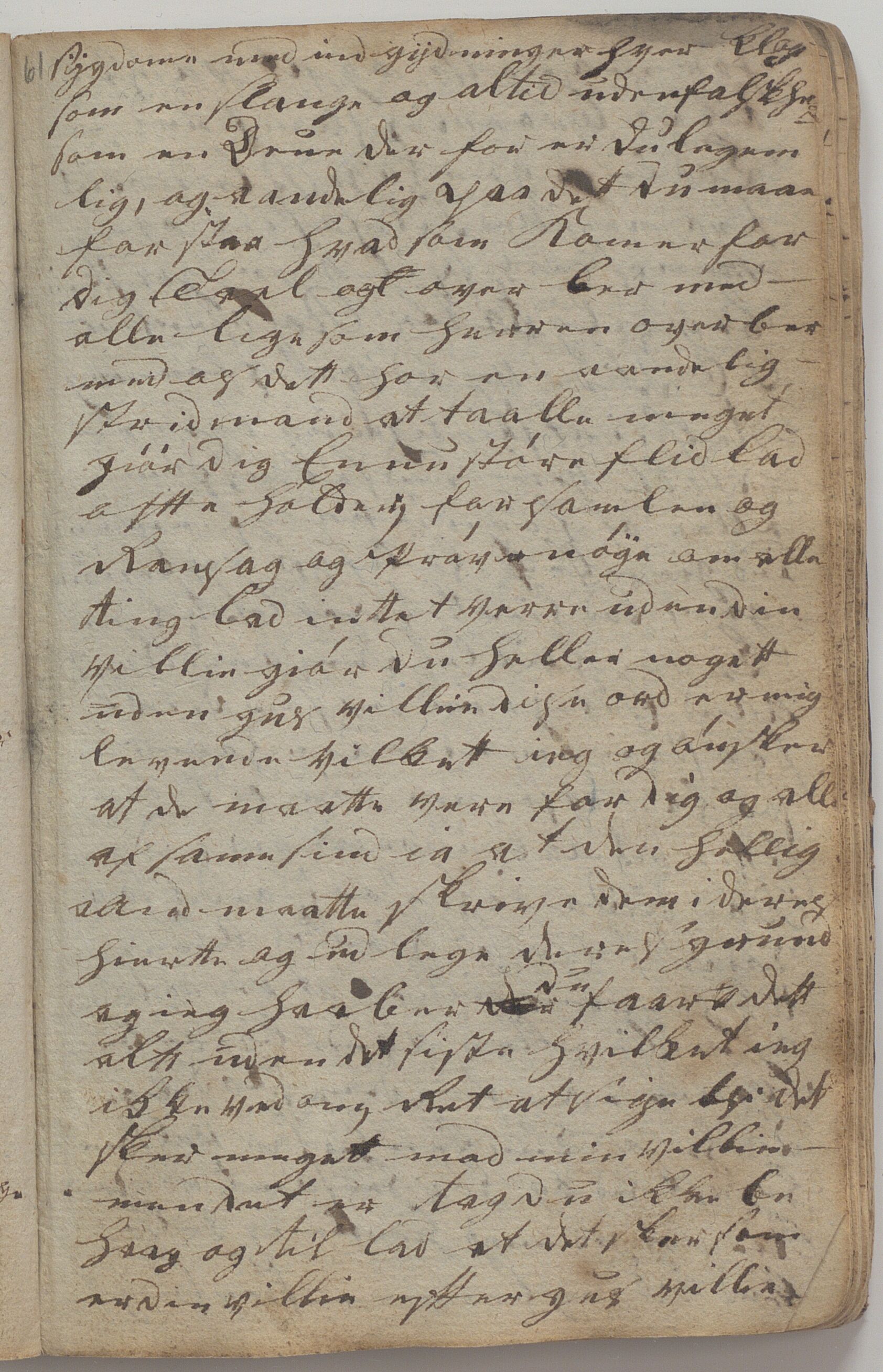 Heggtveitsamlingen, TMF/A-1007/H/L0045/0005: Brev, kopibøker, biografiske opptegnelser etc. / "Bøasæter", 1800-1820, s. 61