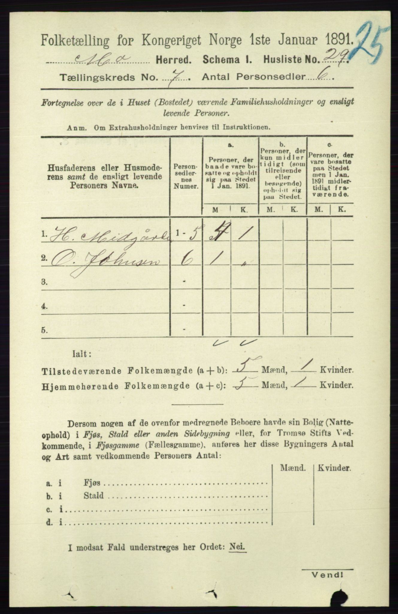 RA, Folketelling 1891 for 0832 Mo herred, 1891, s. 1751