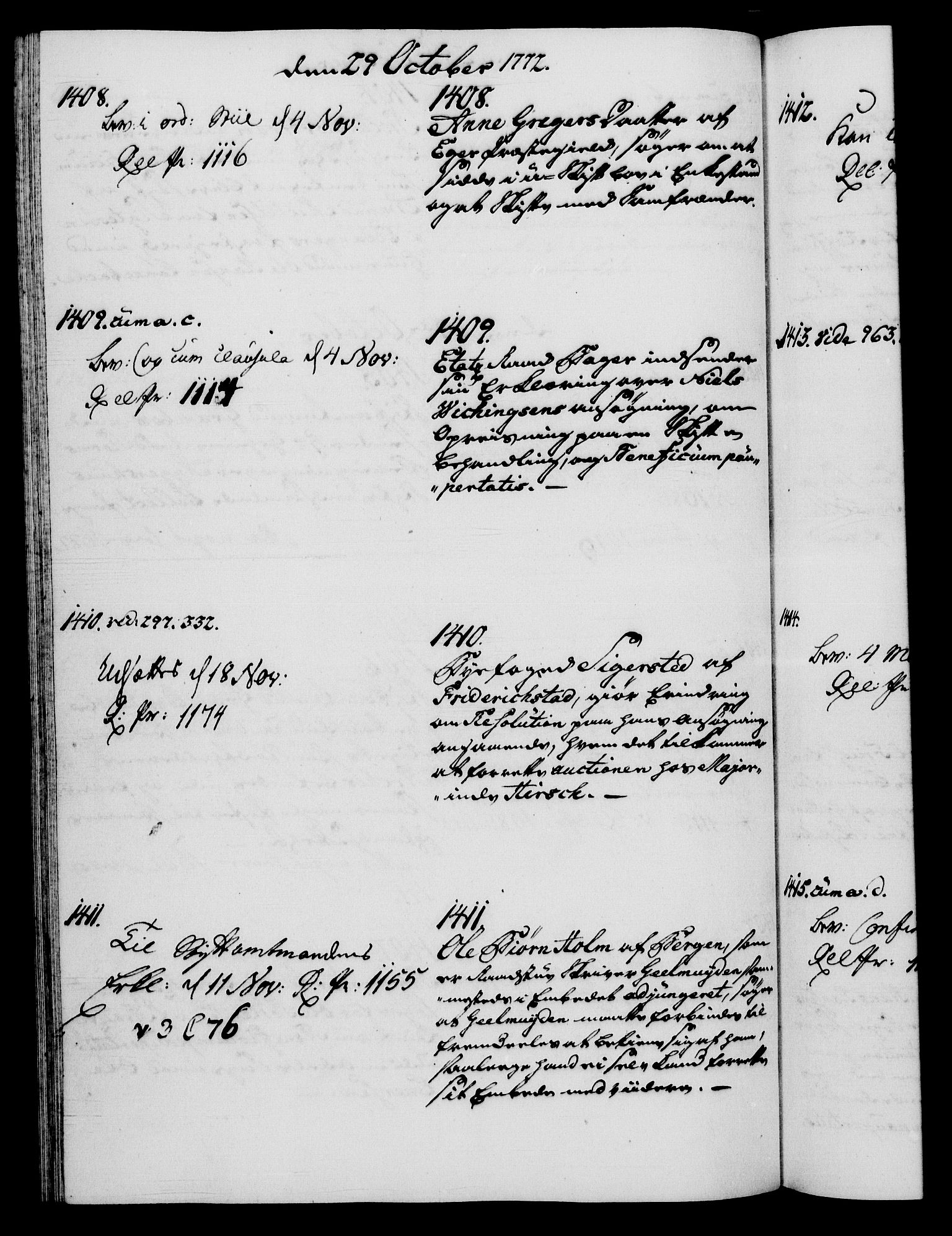 Danske Kanselli 1572-1799, AV/RA-EA-3023/I/Ia/L0002: 3. departements journal, 1772