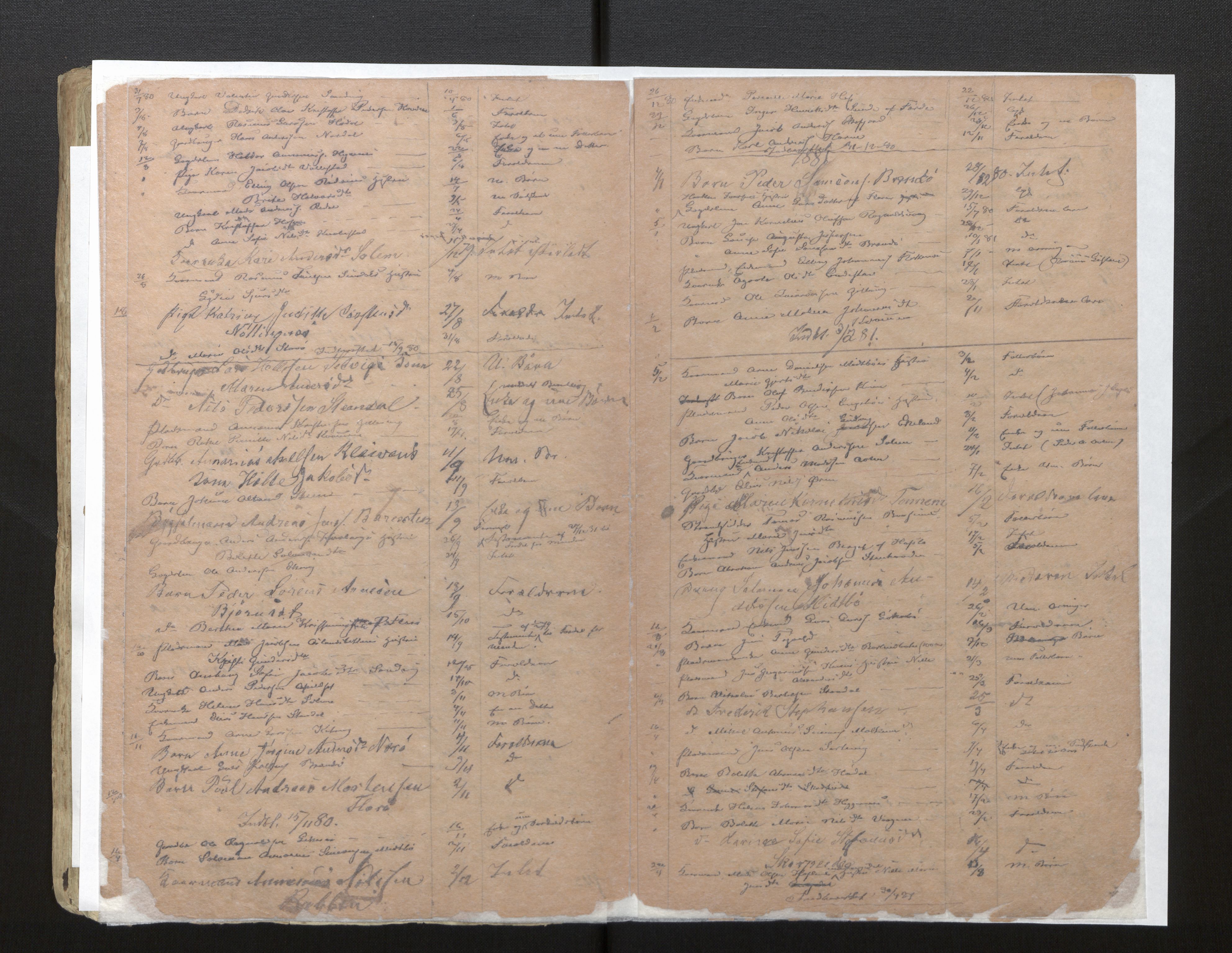 Lensmannen i Kinn, AV/SAB-A-28801/0006/L0001: Dødsfallprotokoll, 1848-1902