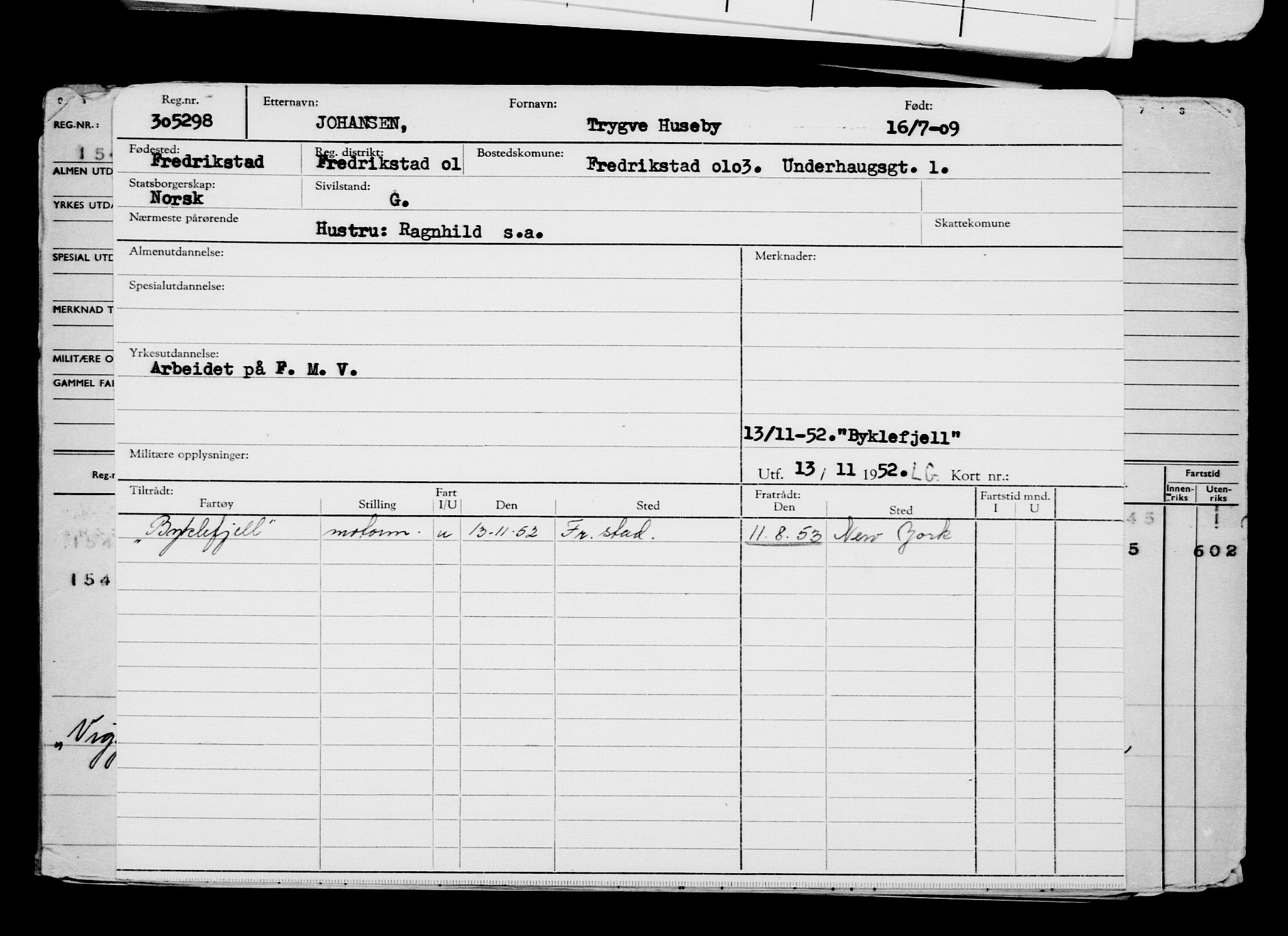 Direktoratet for sjømenn, AV/RA-S-3545/G/Gb/L0084: Hovedkort, 1909, s. 277