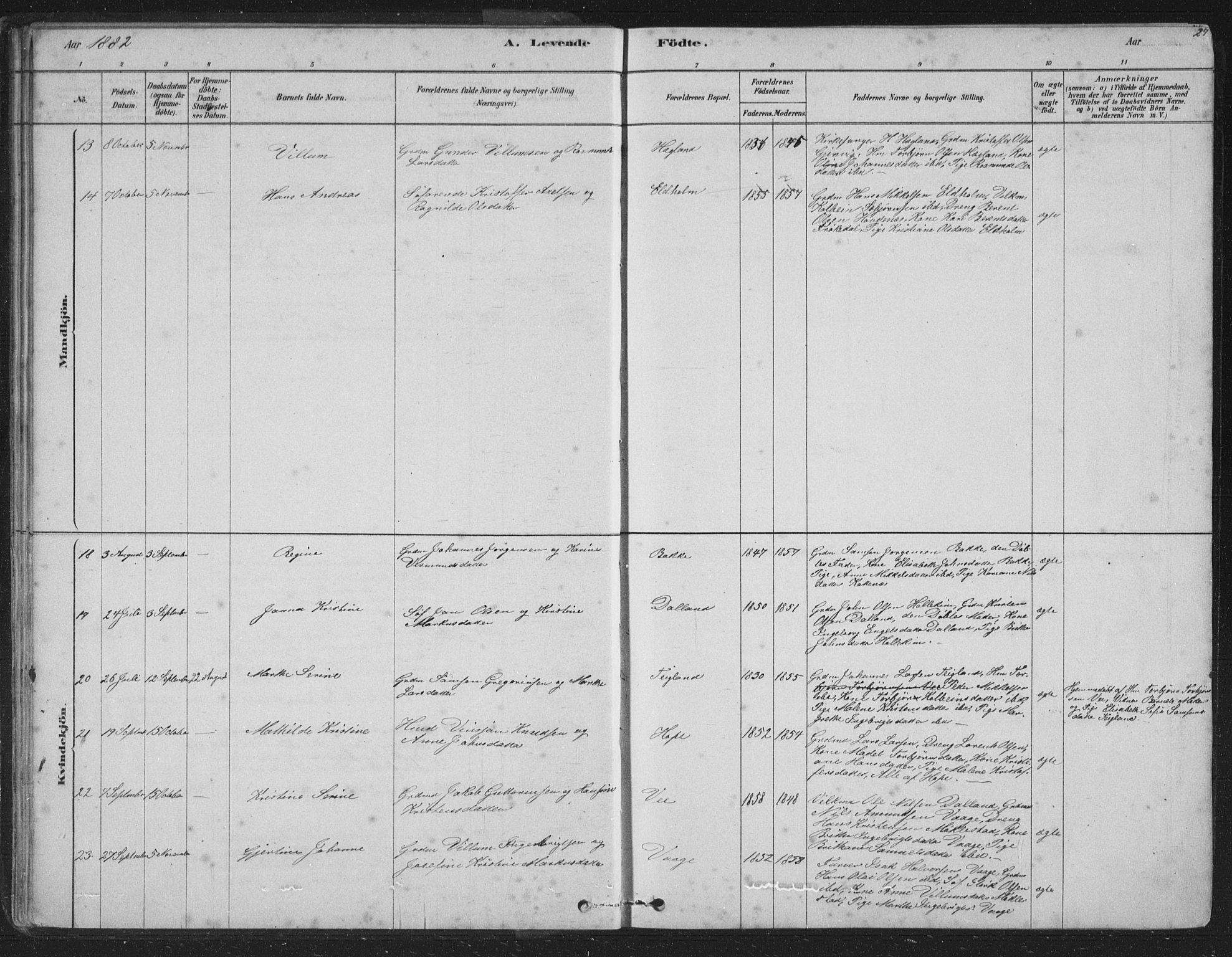 Tysnes sokneprestembete, AV/SAB-A-78601/H/Hab: Klokkerbok nr. B 2, 1878-1918, s. 24