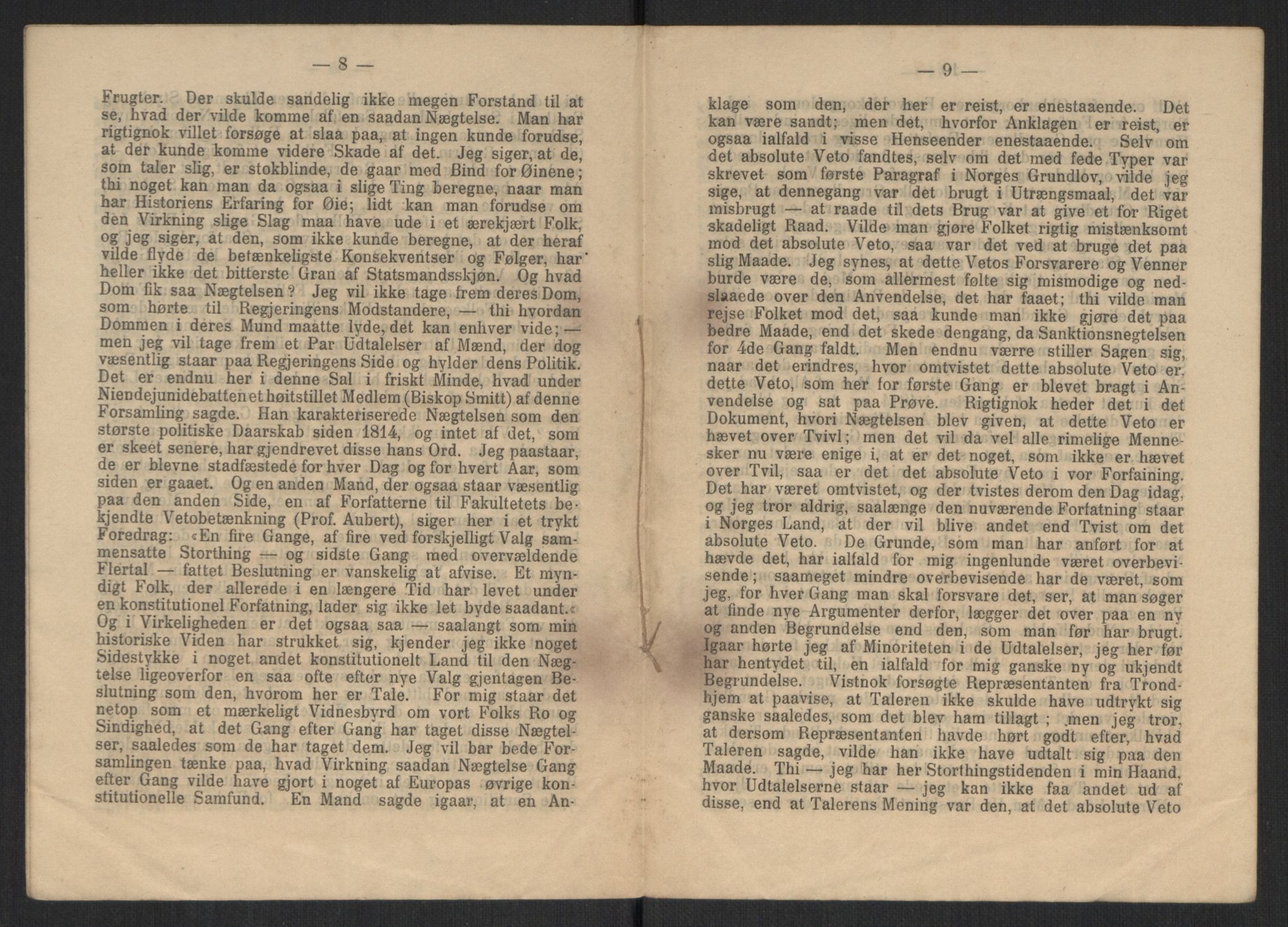 Venstres Hovedorganisasjon, RA/PA-0876/X/L0001: De eldste skrifter, 1860-1936, s. 434