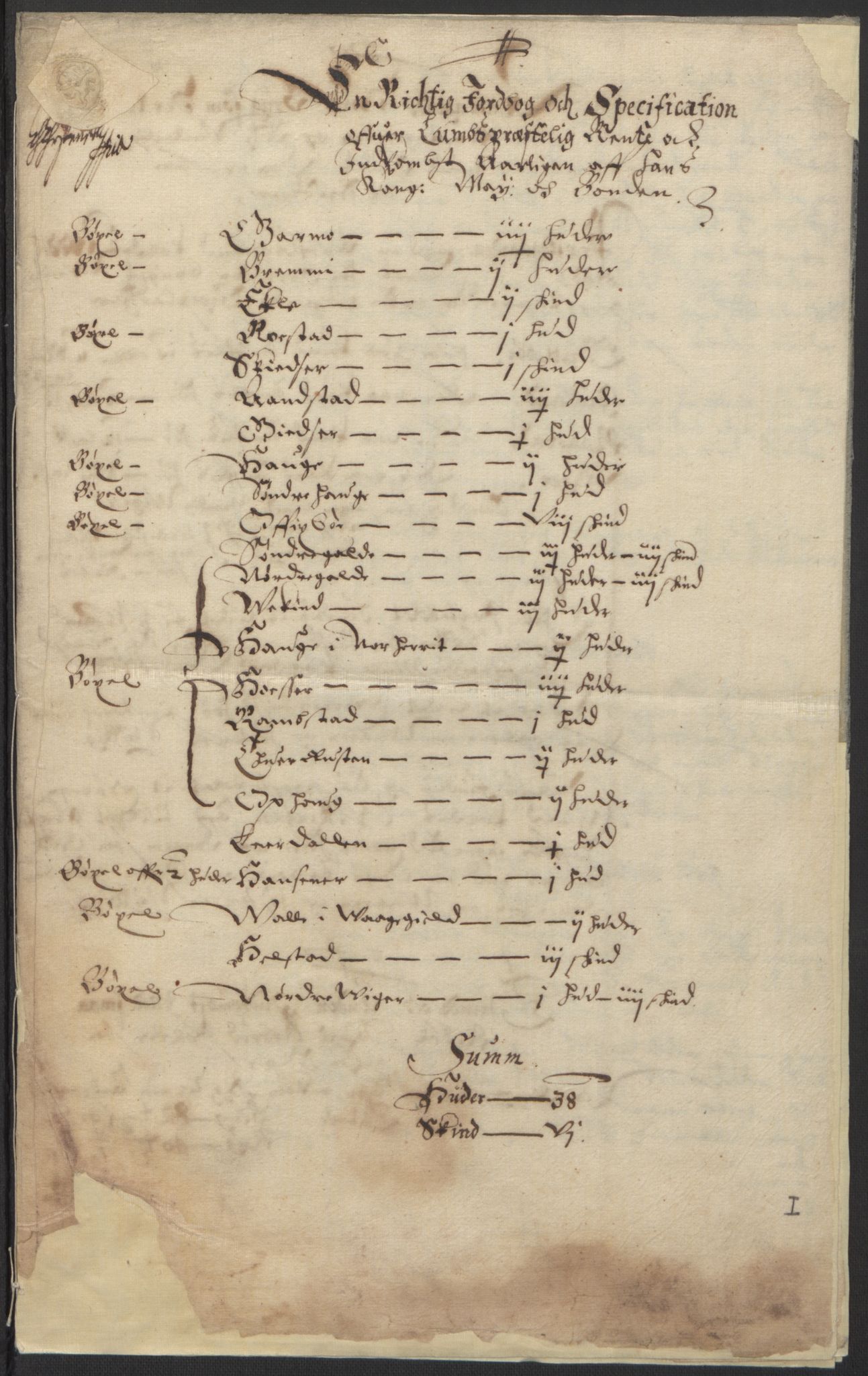 Rentekammeret inntil 1814, Realistisk ordnet avdeling, AV/RA-EA-4070/L/L0010/0005: Oppland lagdømme: / Jordebøker for prestebolene, 1661