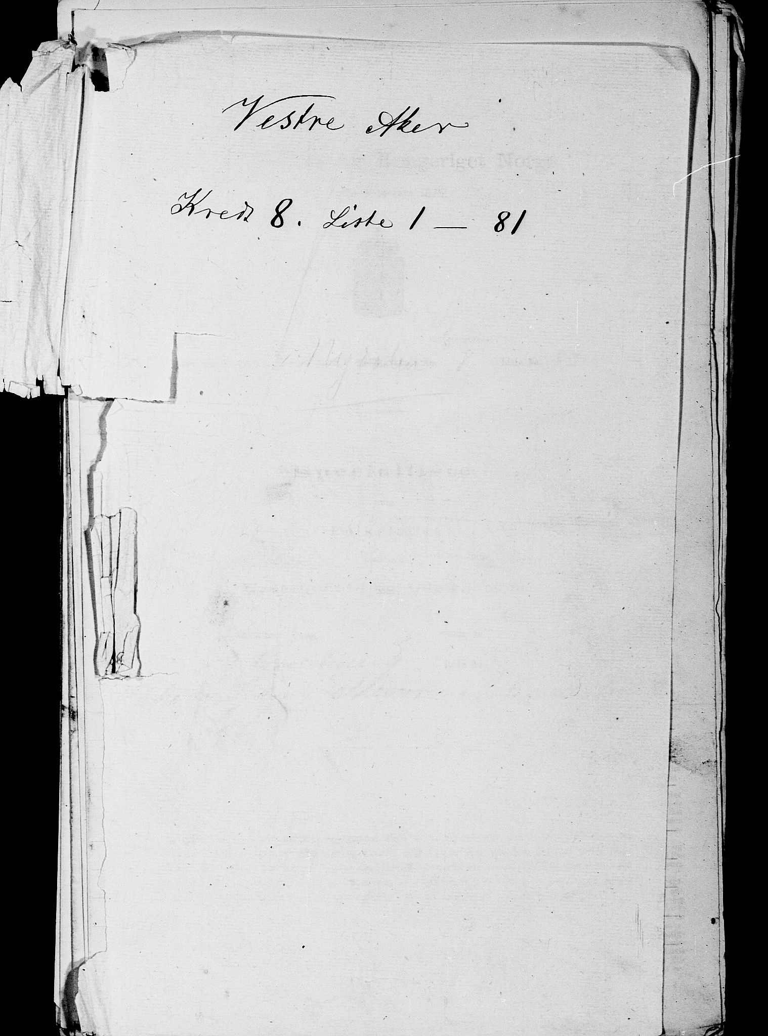 RA, Folketelling 1875 for 0218aP Vestre Aker prestegjeld, 1875, s. 1341