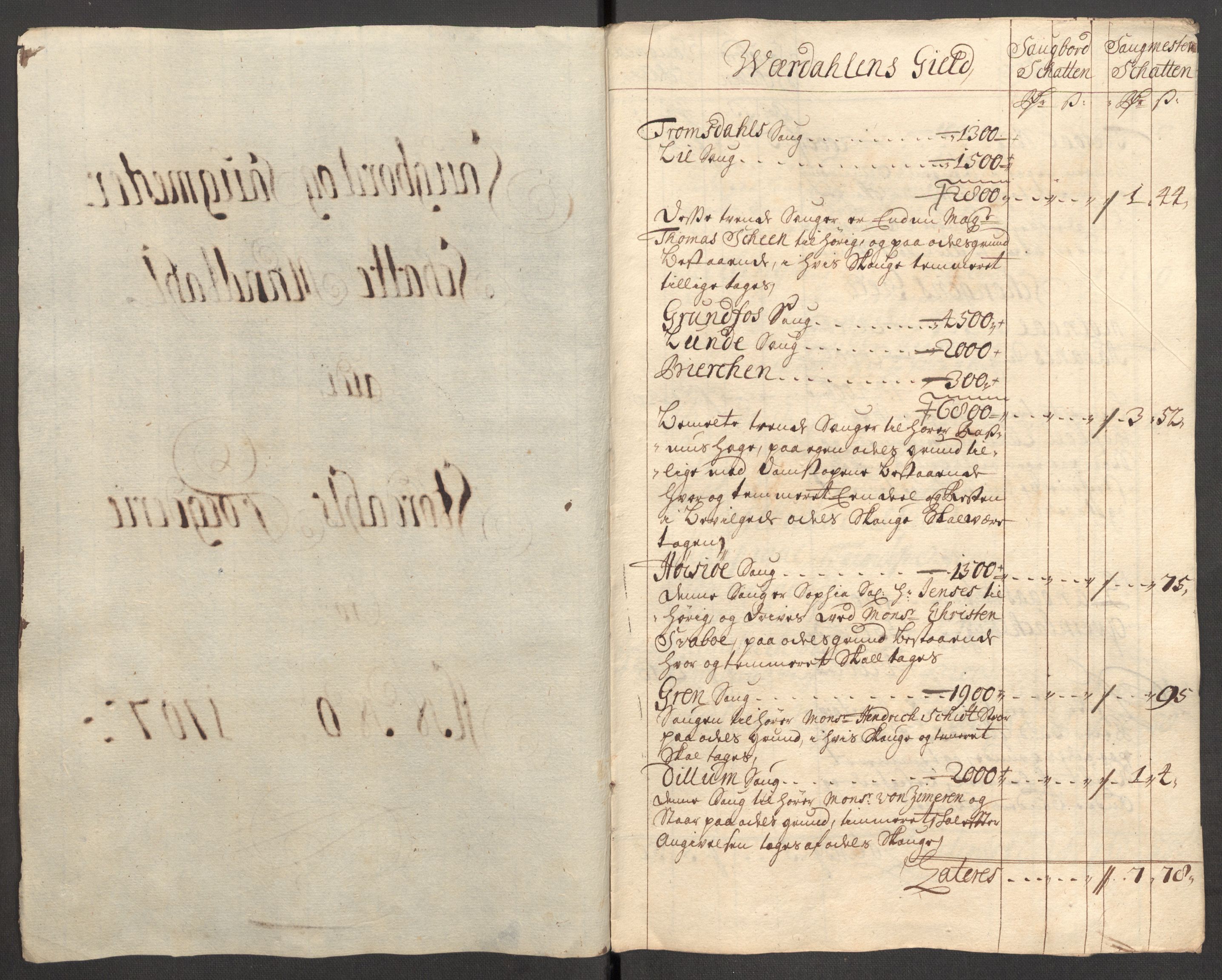 Rentekammeret inntil 1814, Reviderte regnskaper, Fogderegnskap, RA/EA-4092/R62/L4197: Fogderegnskap Stjørdal og Verdal, 1707, s. 120