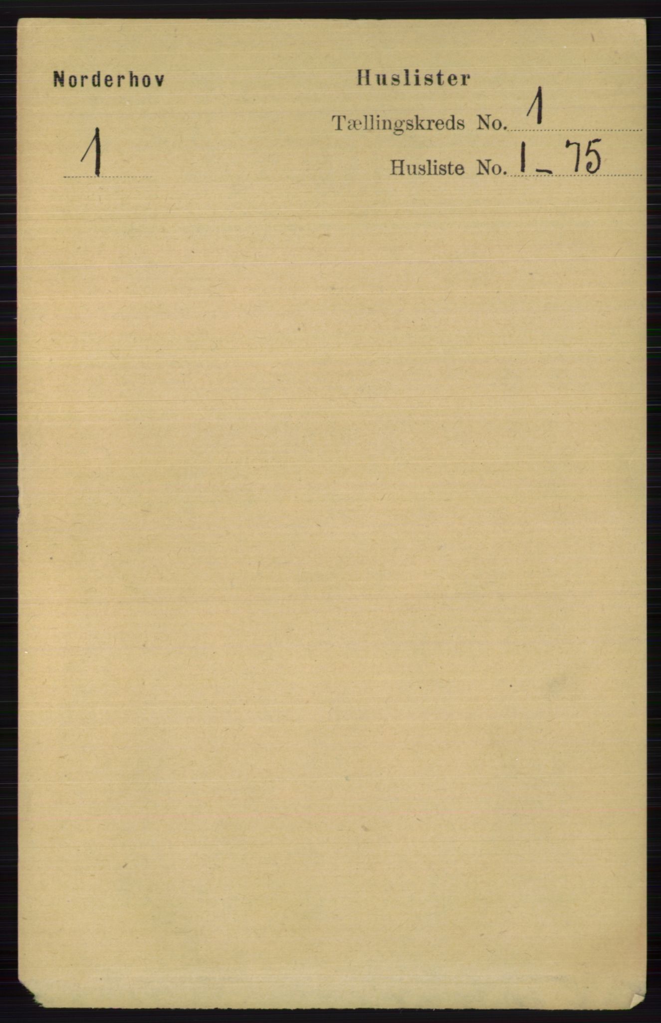 RA, Folketelling 1891 for 0613 Norderhov herred, 1891, s. 43