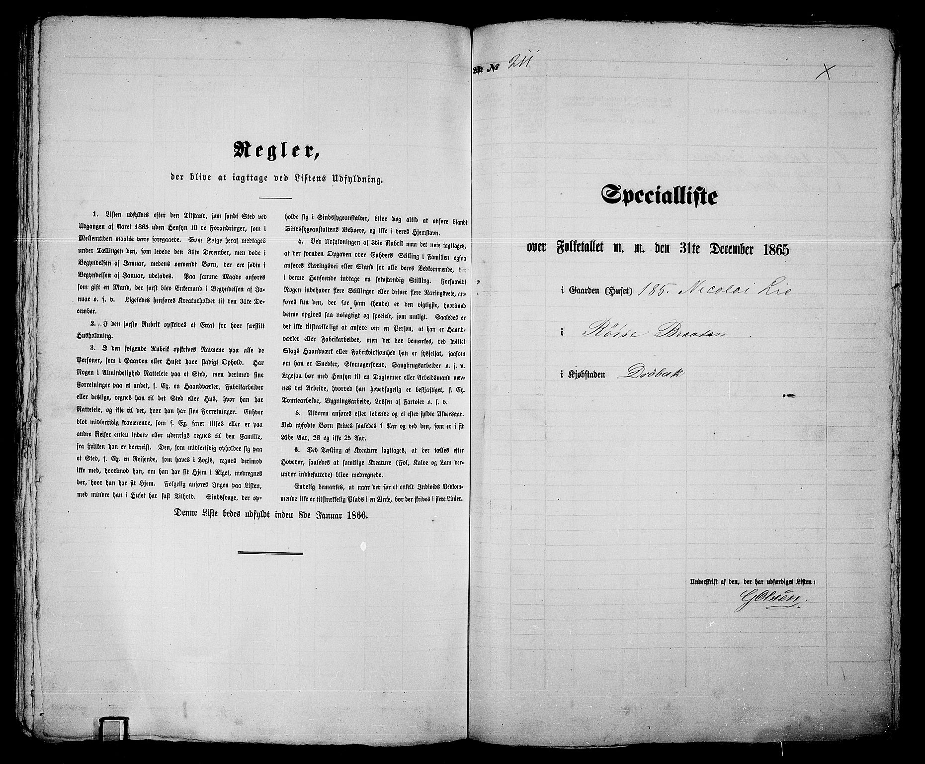 RA, Folketelling 1865 for 0203B Drøbak prestegjeld, Drøbak kjøpstad, 1865, s. 427