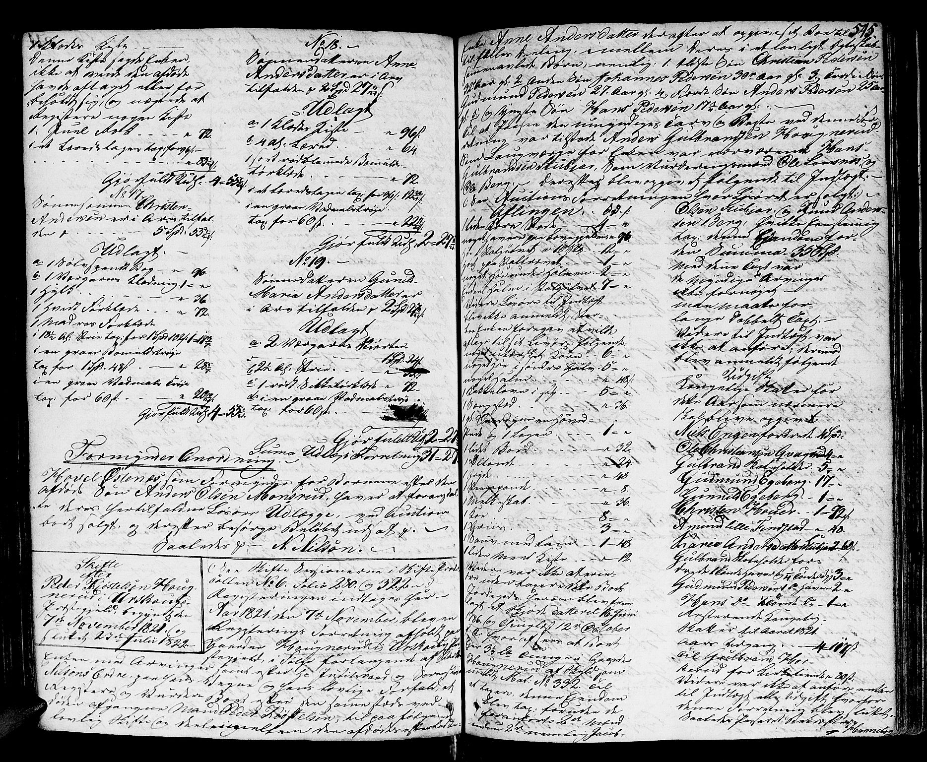 Nedre Romerike sorenskriveri, SAO/A-10469/H/Hd/Hda/L0016: Skifteprotokoll, 1811-1828, s. 544b-545a
