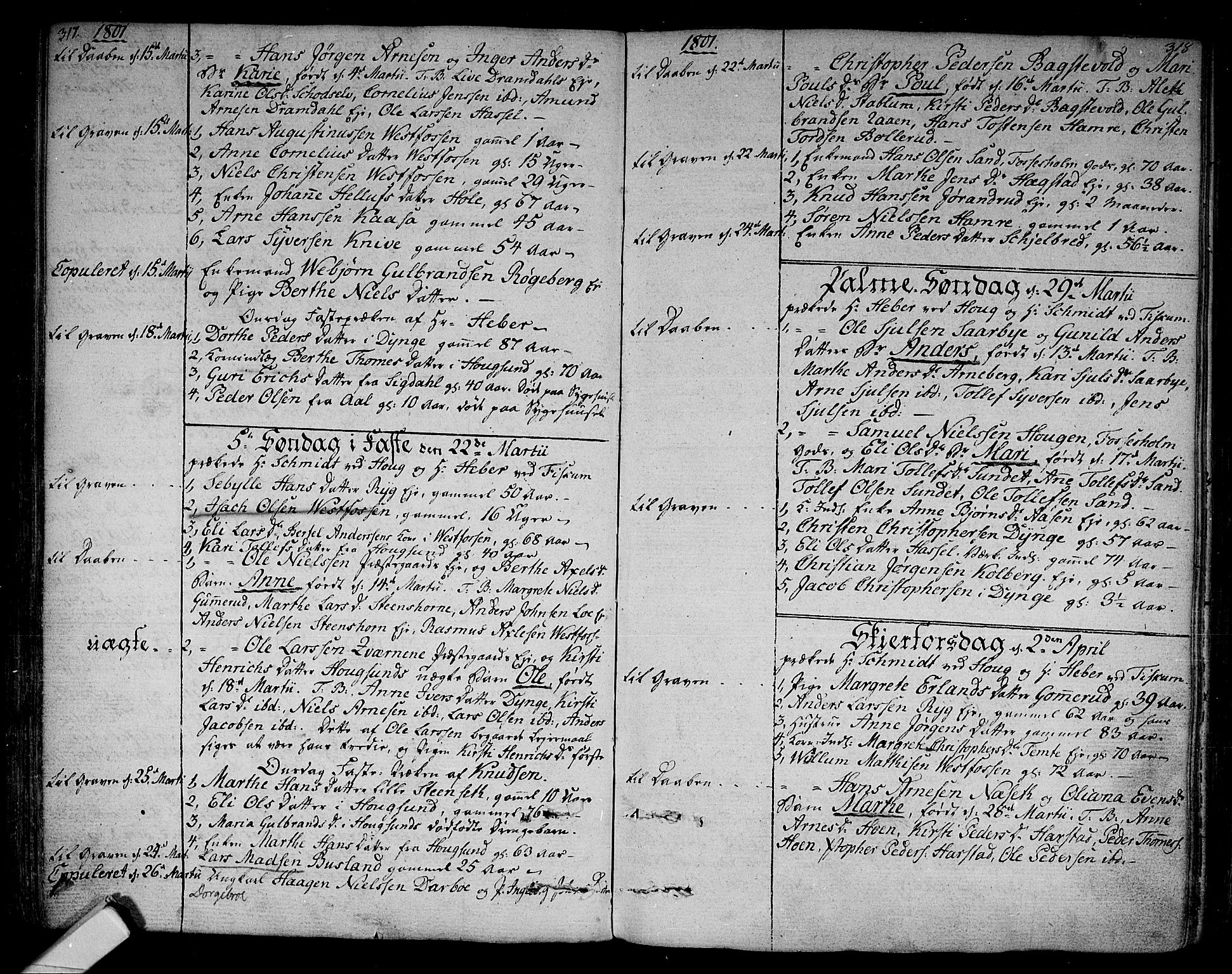 Eiker kirkebøker, AV/SAKO-A-4/F/Fa/L0009: Ministerialbok nr. I 9, 1789-1806, s. 317-318