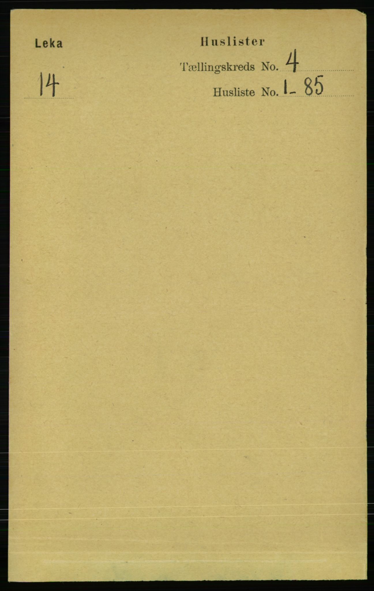 RA, Folketelling 1891 for 1755 Leka herred, 1891, s. 1828