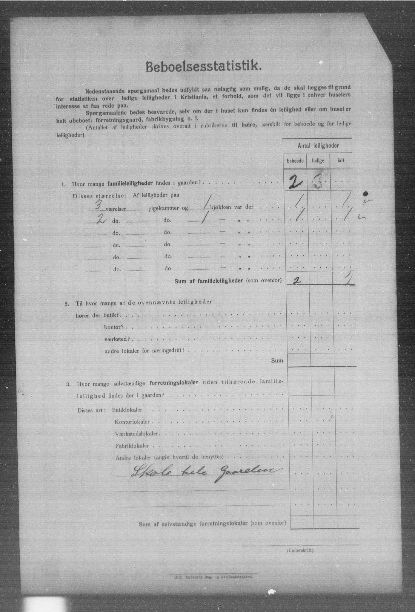 OBA, Kommunal folketelling 31.12.1904 for Kristiania kjøpstad, 1904, s. 212