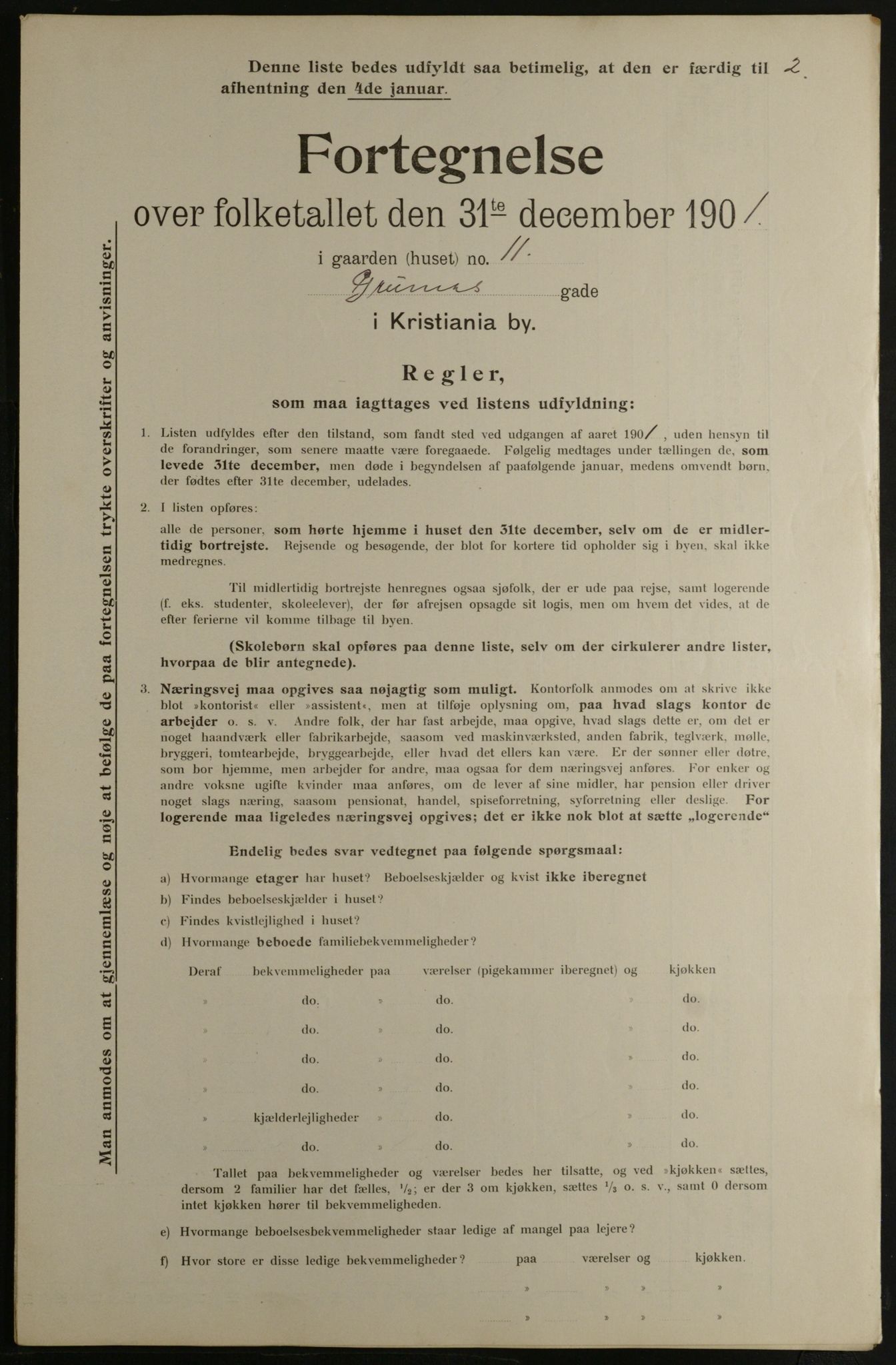 OBA, Kommunal folketelling 31.12.1901 for Kristiania kjøpstad, 1901, s. 5009