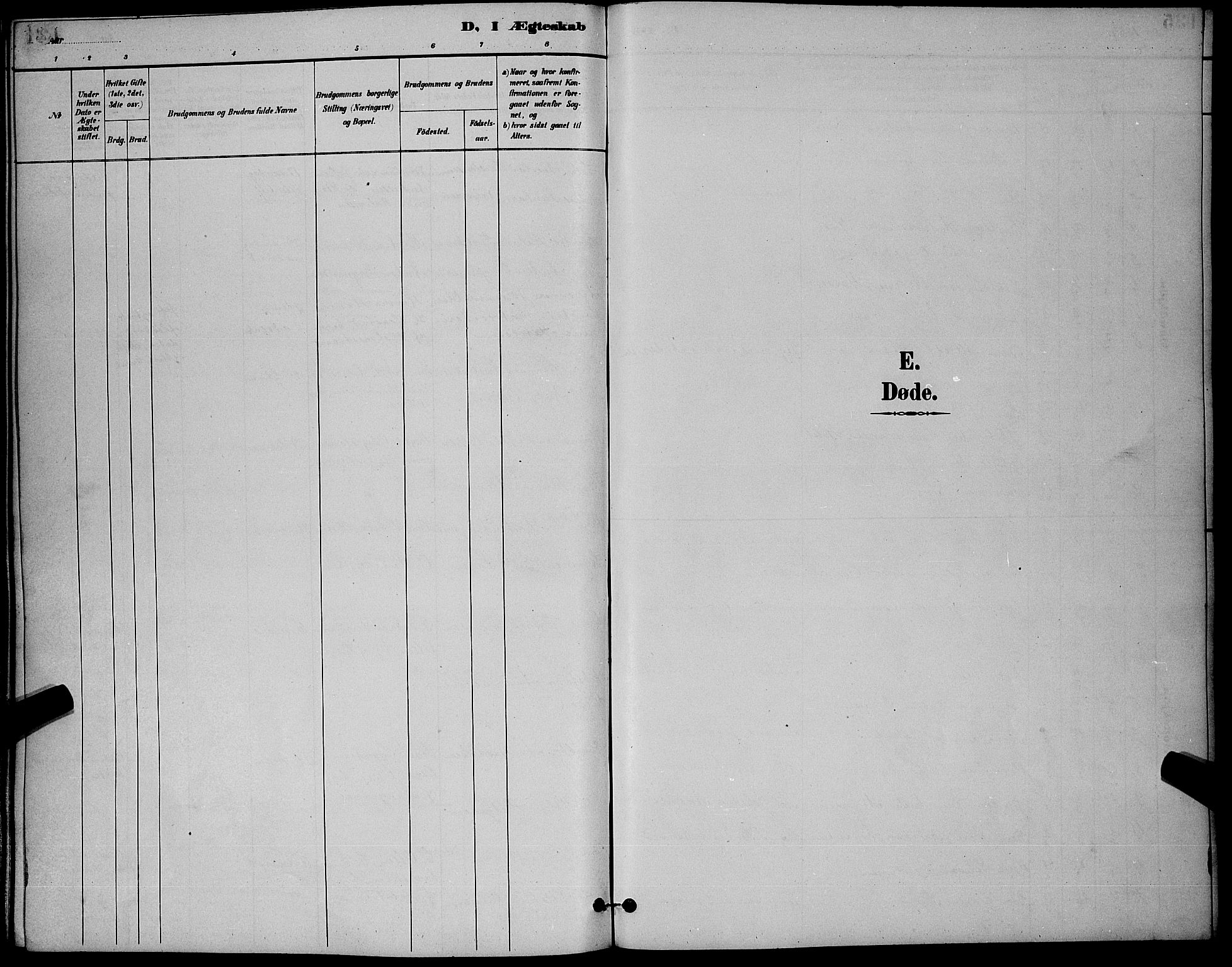 Holmestrand kirkebøker, SAKO/A-346/G/Ga/L0005: Klokkerbok nr. 5, 1889-1901