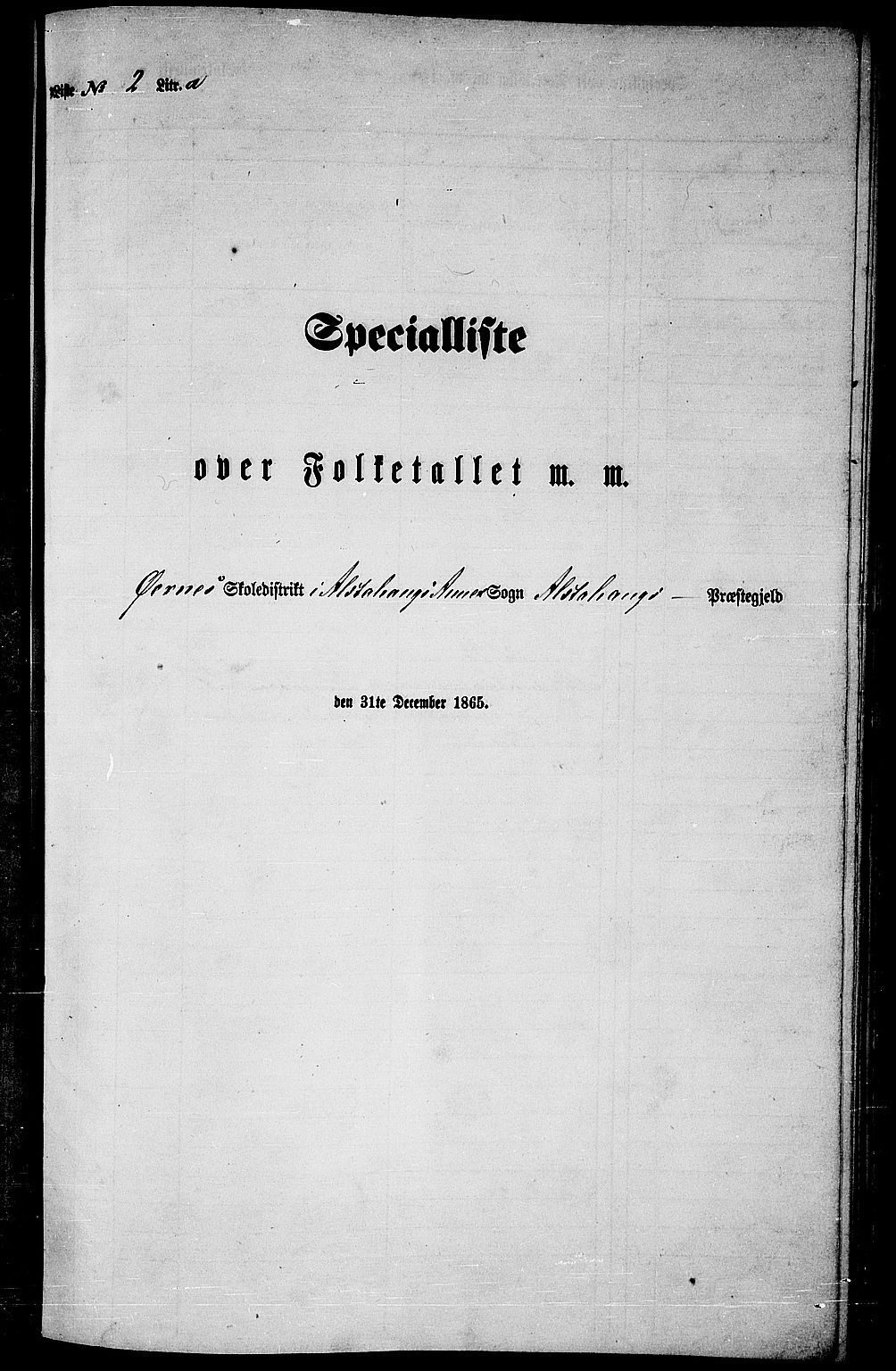 RA, Folketelling 1865 for 1820P Alstahaug prestegjeld, 1865, s. 39