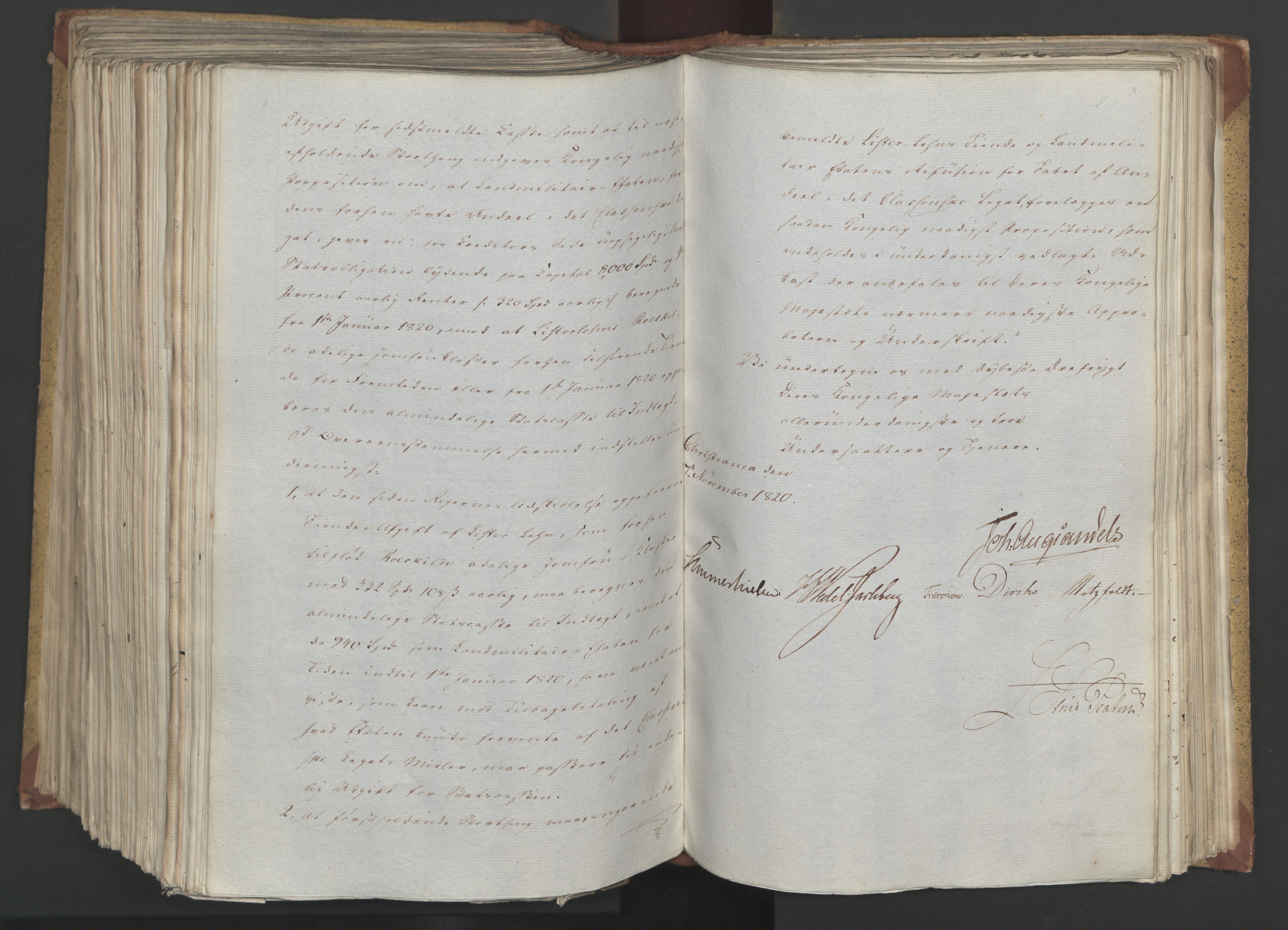 Statsrådsavdelingen i Stockholm, AV/RA-S-1003/D/Da/L0024: Regjeringsinnstillinger nr. 4663-4873, 1820, s. 450
