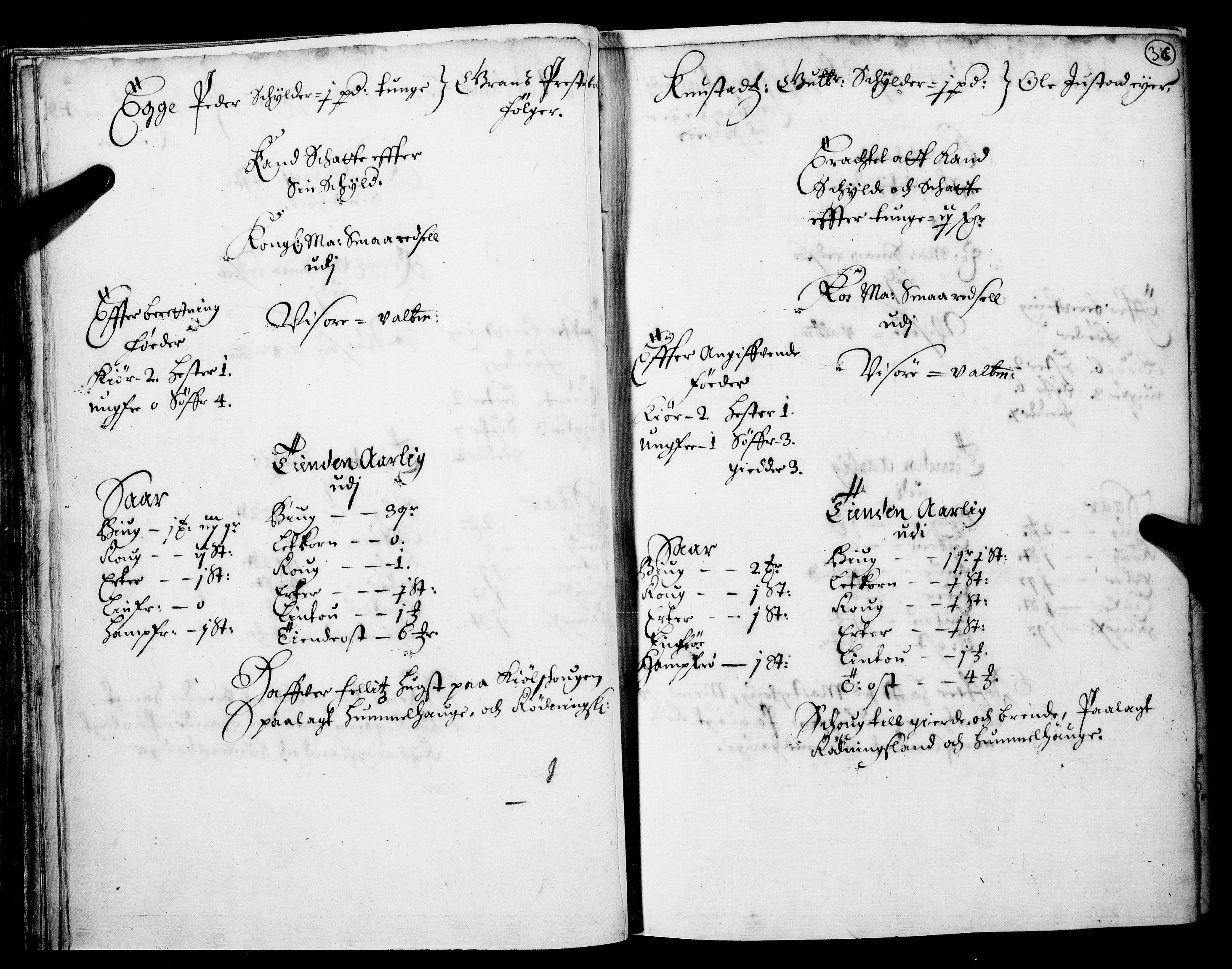 Rentekammeret inntil 1814, Realistisk ordnet avdeling, RA/EA-4070/N/Nb/Nba/L0016: Hadeland og Valdres fogderi, 1. del, 1667, s. 35b-36a