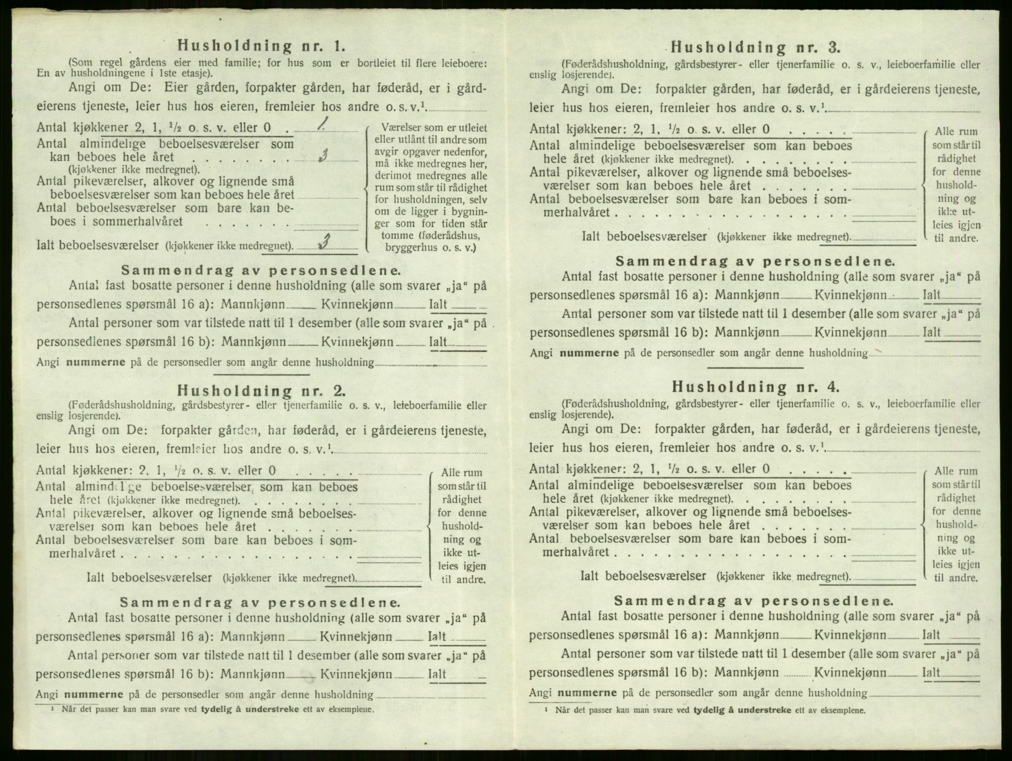 SAKO, Folketelling 1920 for 0612 Hole herred, 1920, s. 590