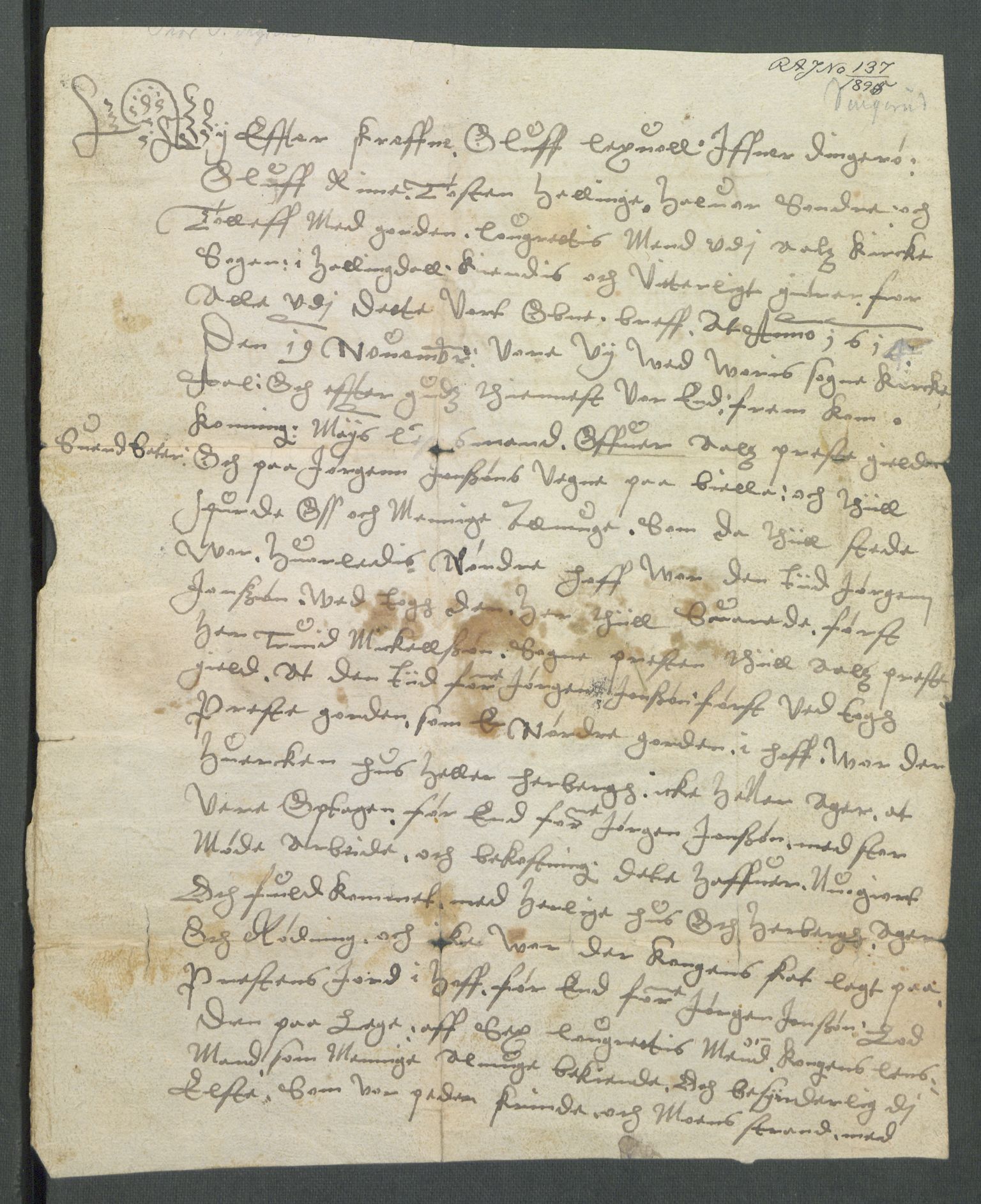 Riksarkivets diplomsamling, AV/RA-EA-5965/F02/L0123: Dokumenter, 1614-1615, s. 71