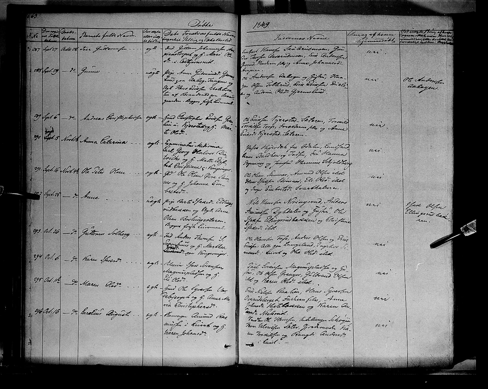 Vinger prestekontor, AV/SAH-PREST-024/H/Ha/Haa/L0009: Ministerialbok nr. 9, 1847-1855, s. 63