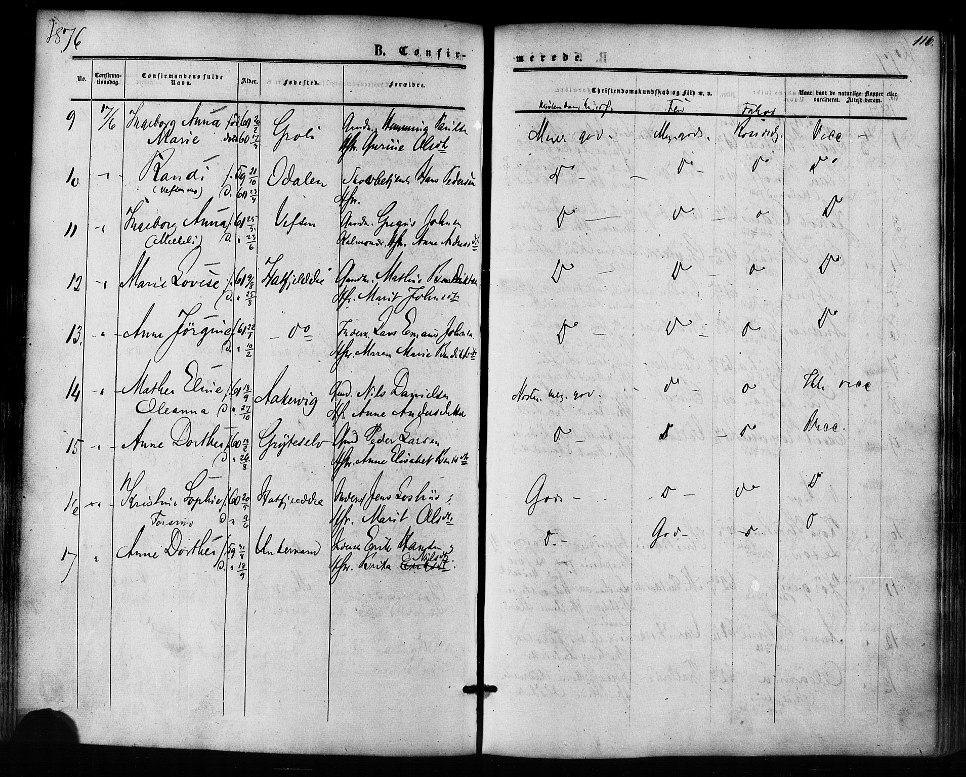 Ministerialprotokoller, klokkerbøker og fødselsregistre - Nordland, AV/SAT-A-1459/823/L0324: Ministerialbok nr. 823A01, 1860-1878, s. 116