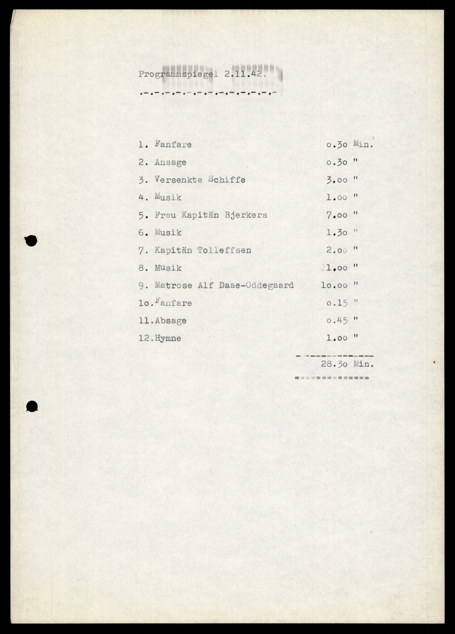 Forsvarets Overkommando. 2 kontor. Arkiv 11.4. Spredte tyske arkivsaker, AV/RA-RAFA-7031/D/Dar/Darb/L0009: Reichskommissariat - Hauptabteilung Volksaufklärung und Propaganda, 1940-1942, s. 1183