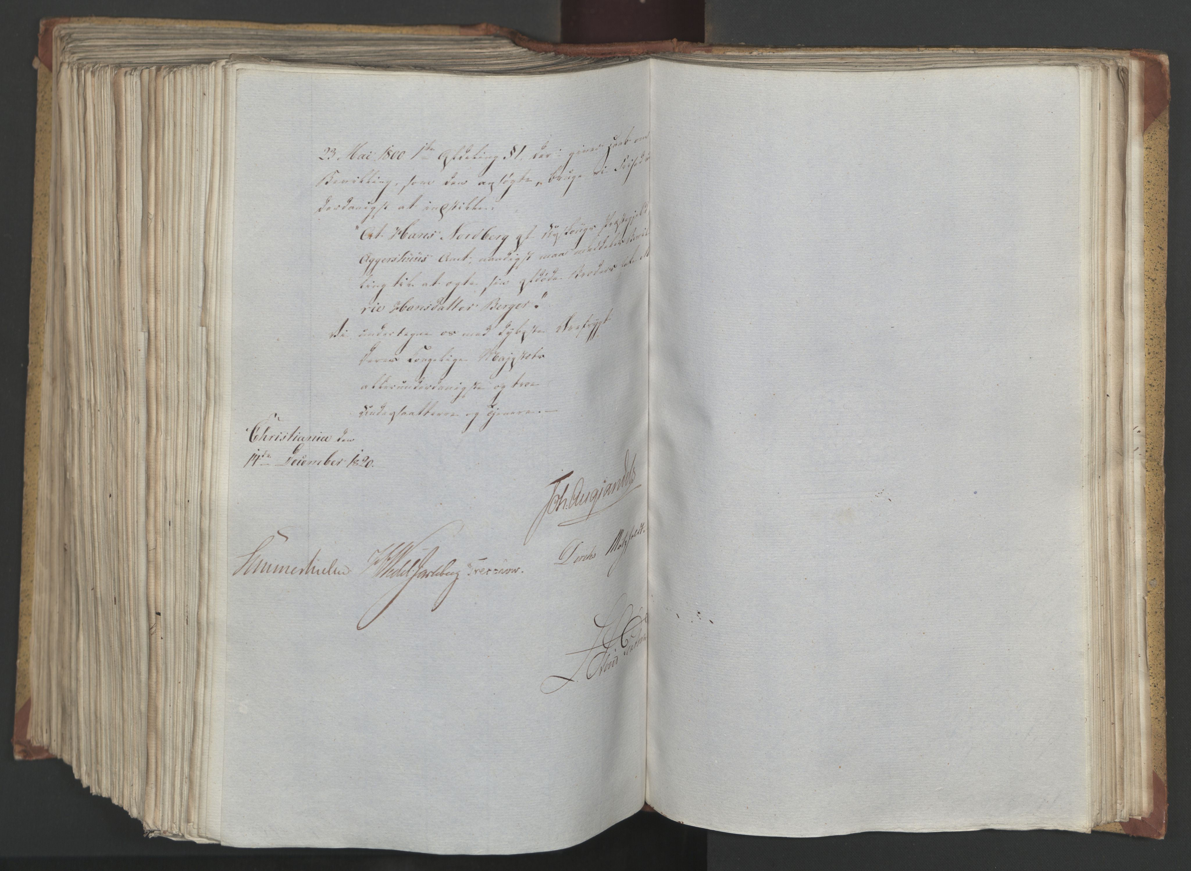 Statsrådsavdelingen i Stockholm, AV/RA-S-1003/D/Da/L0024: Regjeringsinnstillinger nr. 4663-4873, 1820, s. 500