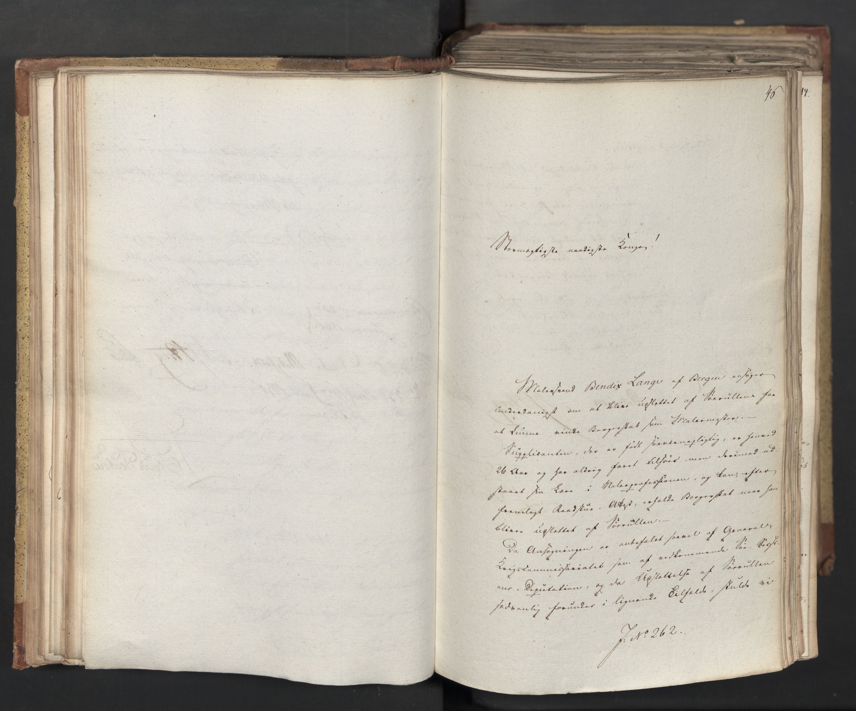 Statsrådsavdelingen i Stockholm, AV/RA-S-1003/D/Da/L0066: Regjeringsinnstillinger nr. 240-449, 1830, s. 96