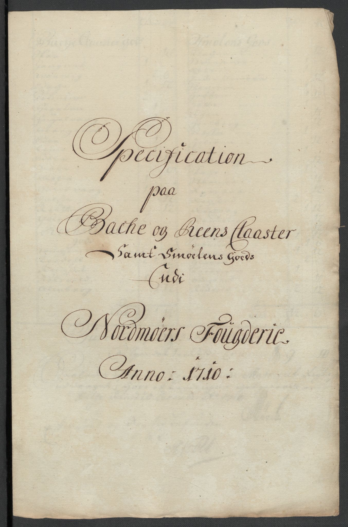 Rentekammeret inntil 1814, Reviderte regnskaper, Fogderegnskap, RA/EA-4092/R56/L3744: Fogderegnskap Nordmøre, 1709-1710, s. 290