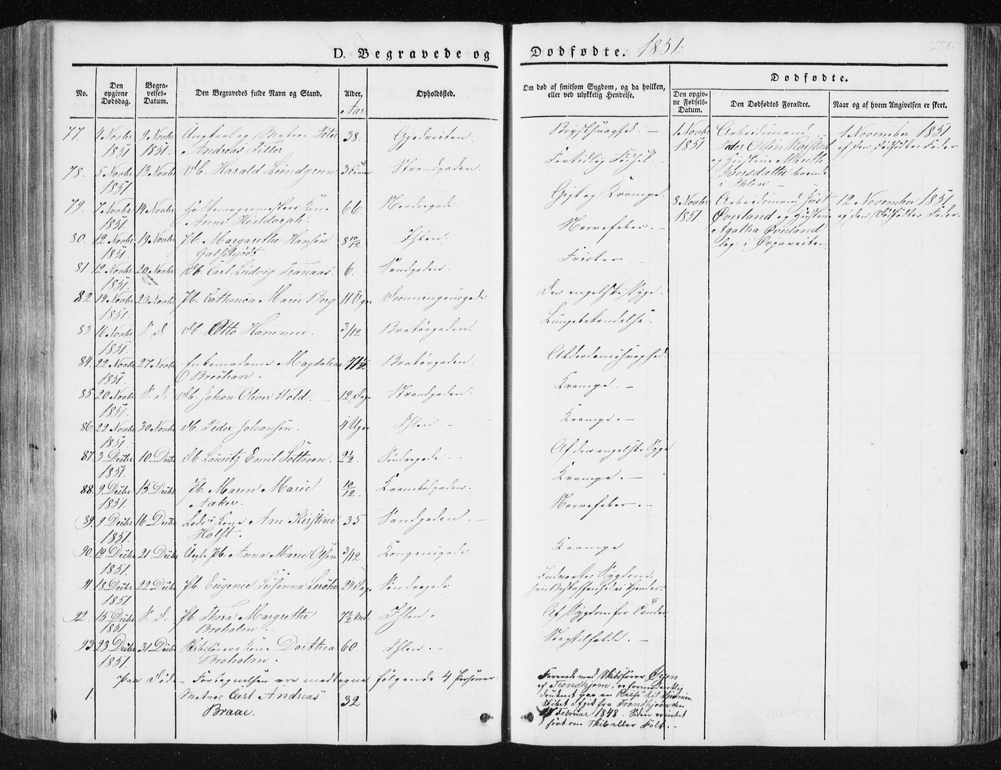 Ministerialprotokoller, klokkerbøker og fødselsregistre - Sør-Trøndelag, SAT/A-1456/602/L0110: Ministerialbok nr. 602A08, 1840-1854, s. 278