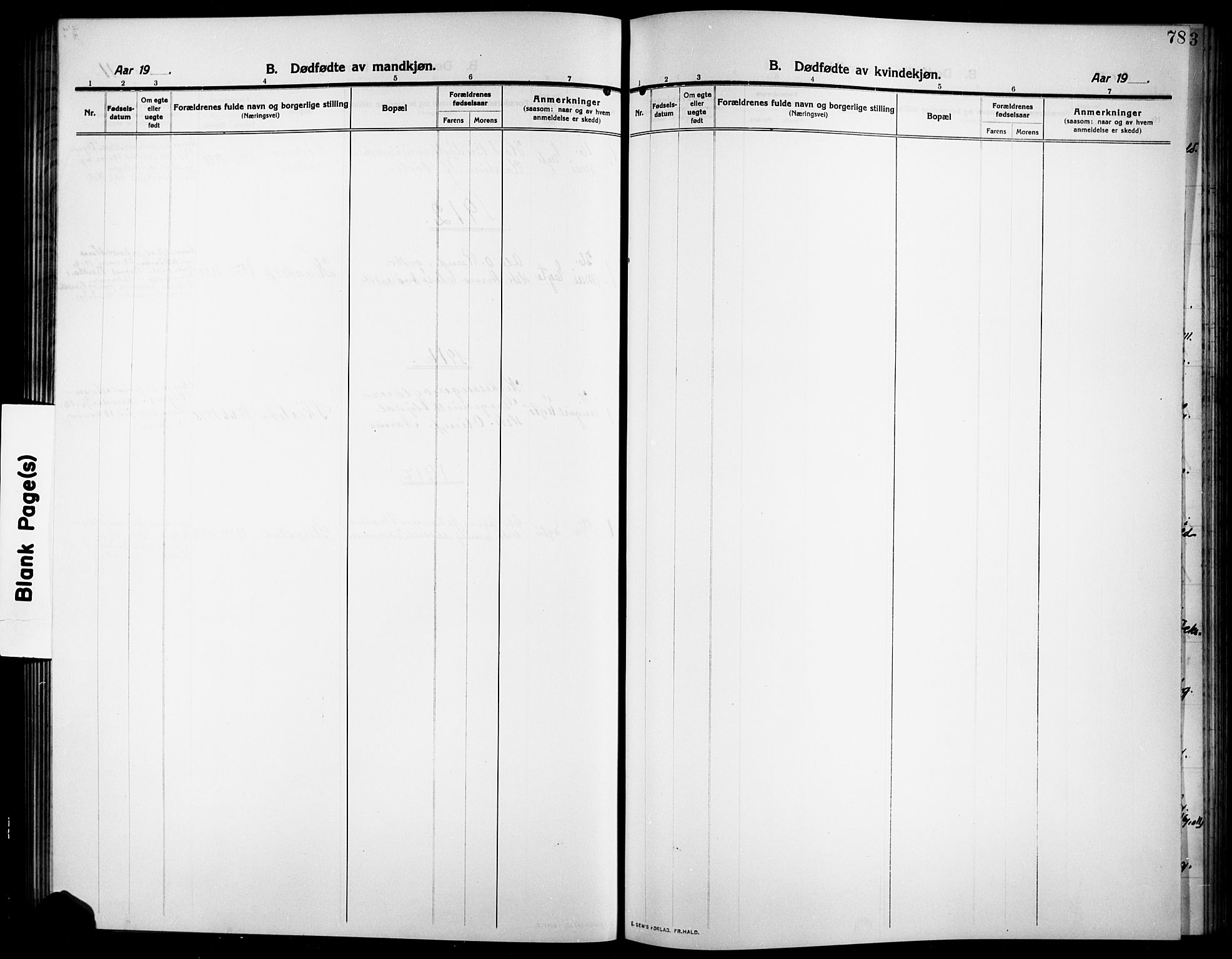 Rødenes prestekontor Kirkebøker, AV/SAO-A-2005/G/Ga/L0003: Klokkerbok nr. I 3, 1911-1926, s. 78