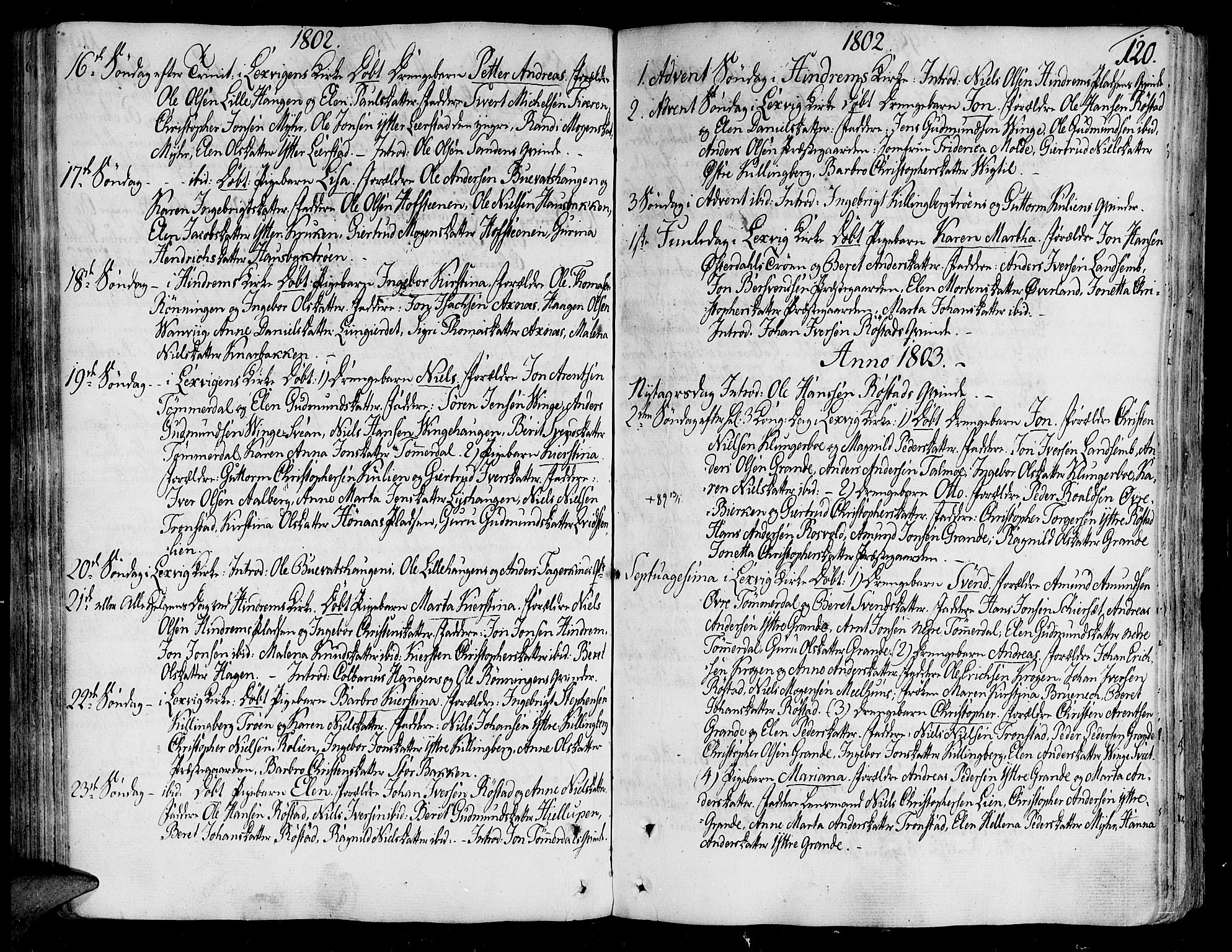 Ministerialprotokoller, klokkerbøker og fødselsregistre - Nord-Trøndelag, AV/SAT-A-1458/701/L0004: Ministerialbok nr. 701A04, 1783-1816, s. 120