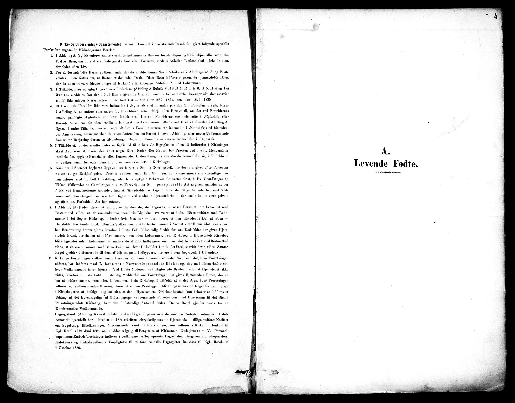 Haugesund sokneprestkontor, AV/SAST-A -101863/H/Ha/Haa/L0006: Ministerialbok nr. A 6, 1891-1907, s. 4