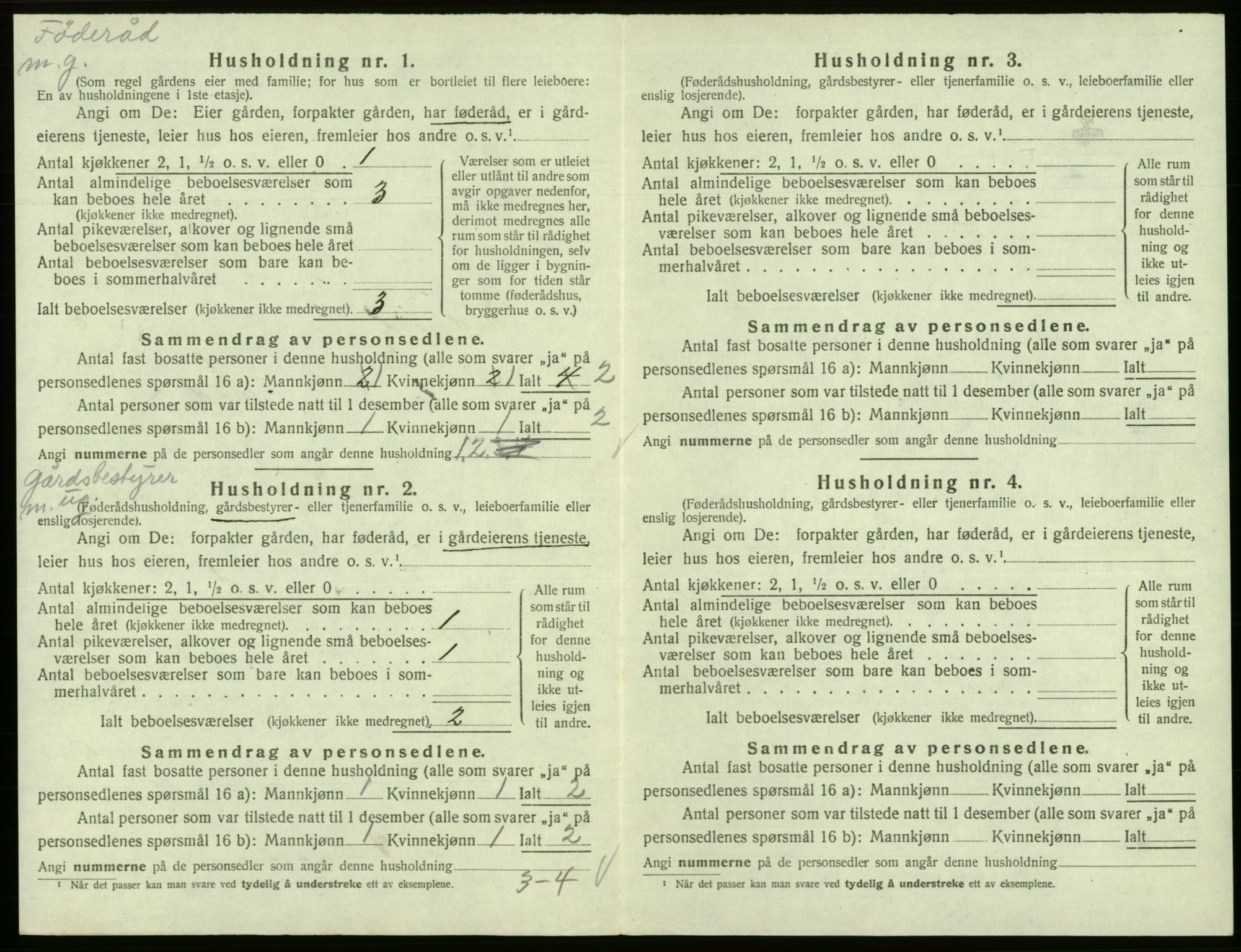 SAB, Folketelling 1920 for 1232 Eidfjord herred, 1920, s. 94