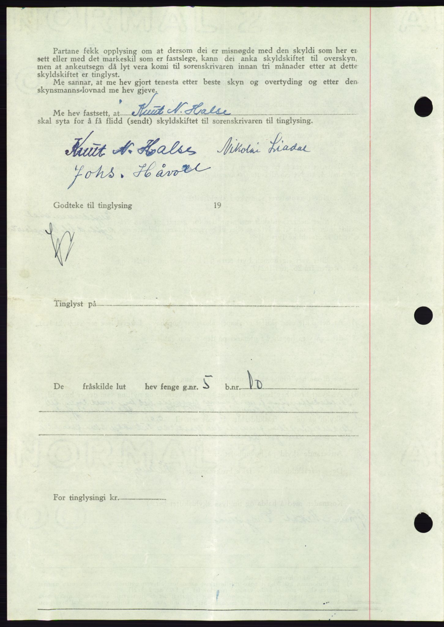 Søre Sunnmøre sorenskriveri, AV/SAT-A-4122/1/2/2C/L0082: Pantebok nr. 8A, 1948-1948, Dagboknr: 388/1948